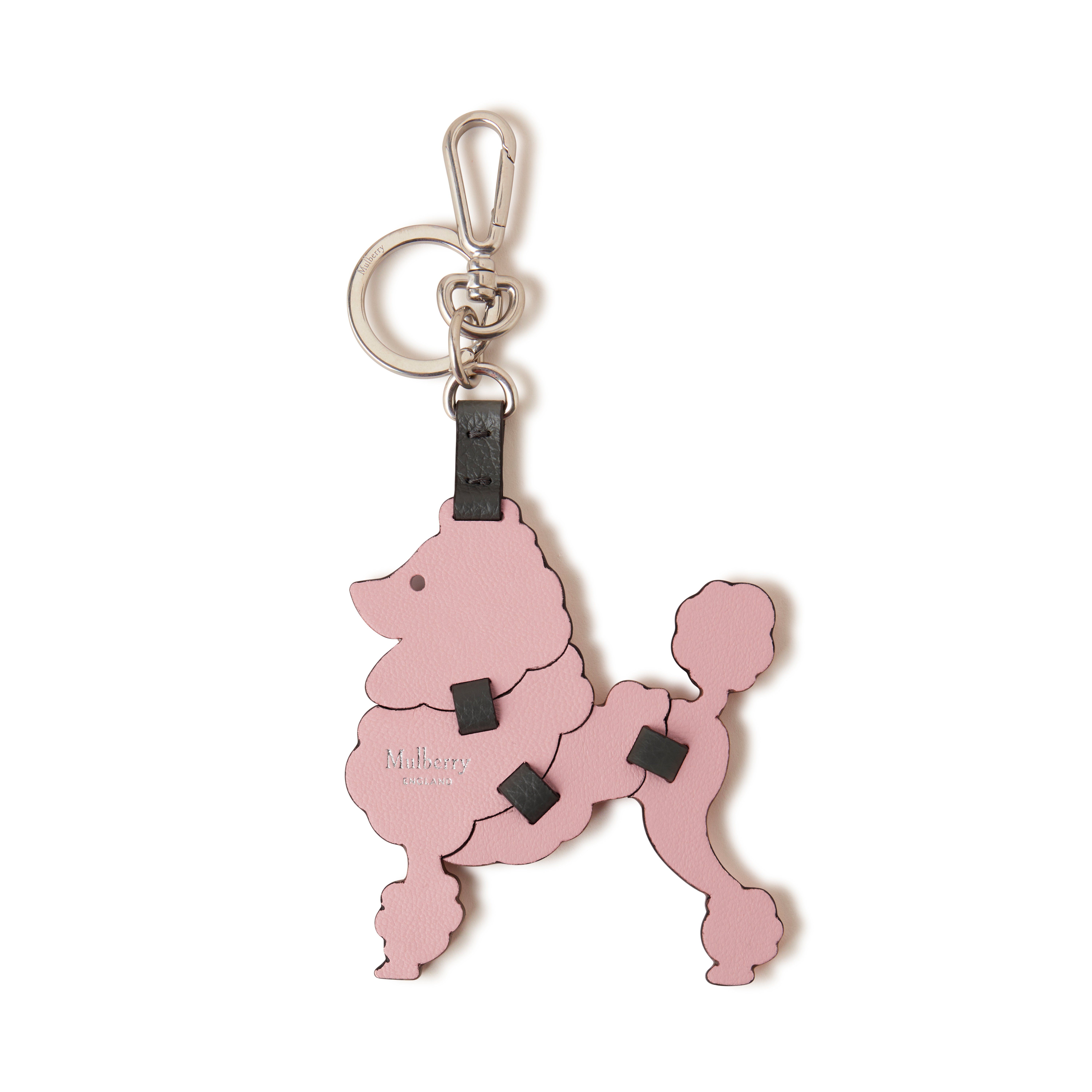 Mulberry Women's Puzzle Keyring - Poodle Dog Powder Rose