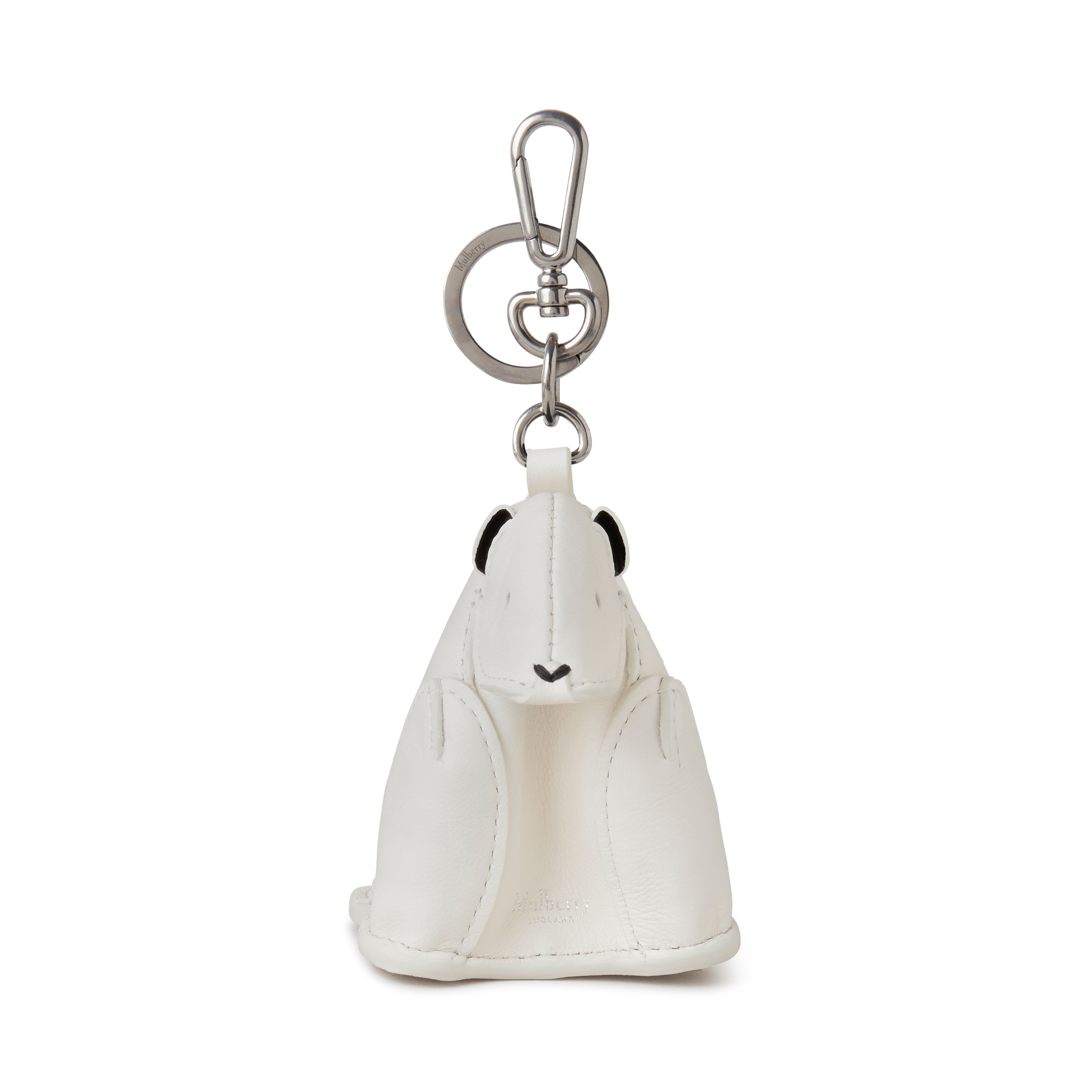 Mulberry Women's Case Keyring - Polar Bear White