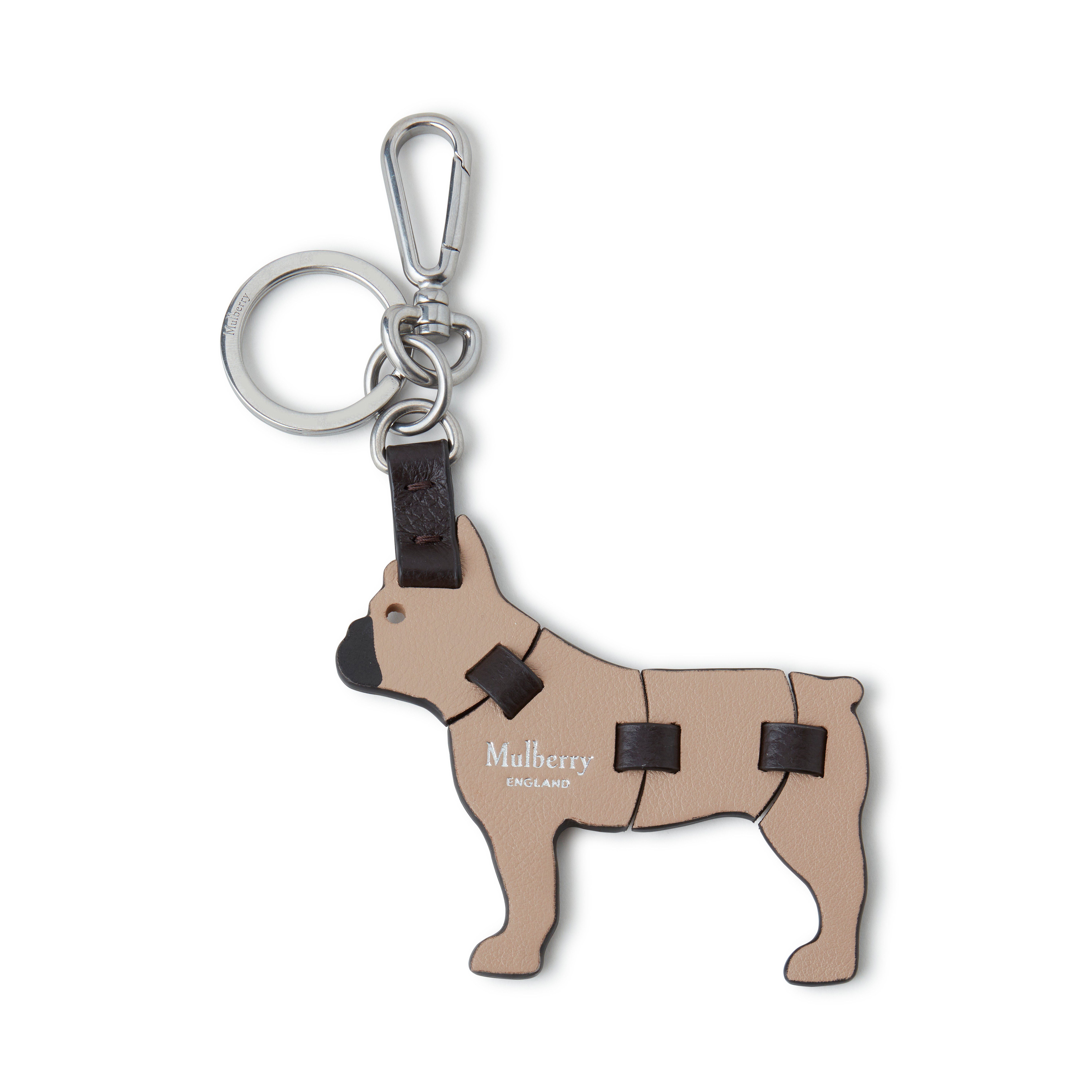 Mulberry Women's Puzzle Keyring - French Bulldog Maple