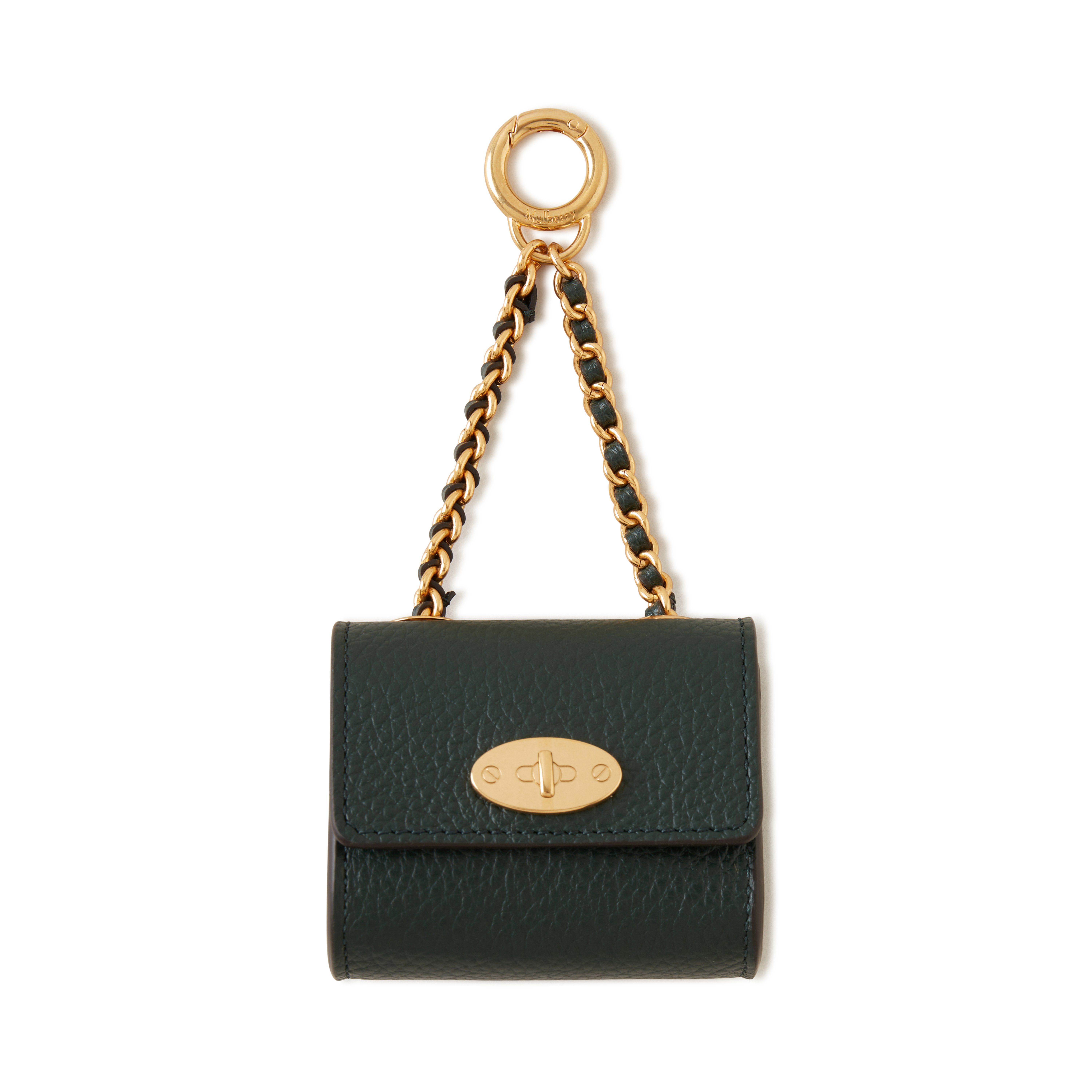 Mulberry Women's Charm Keyring - Lily Green