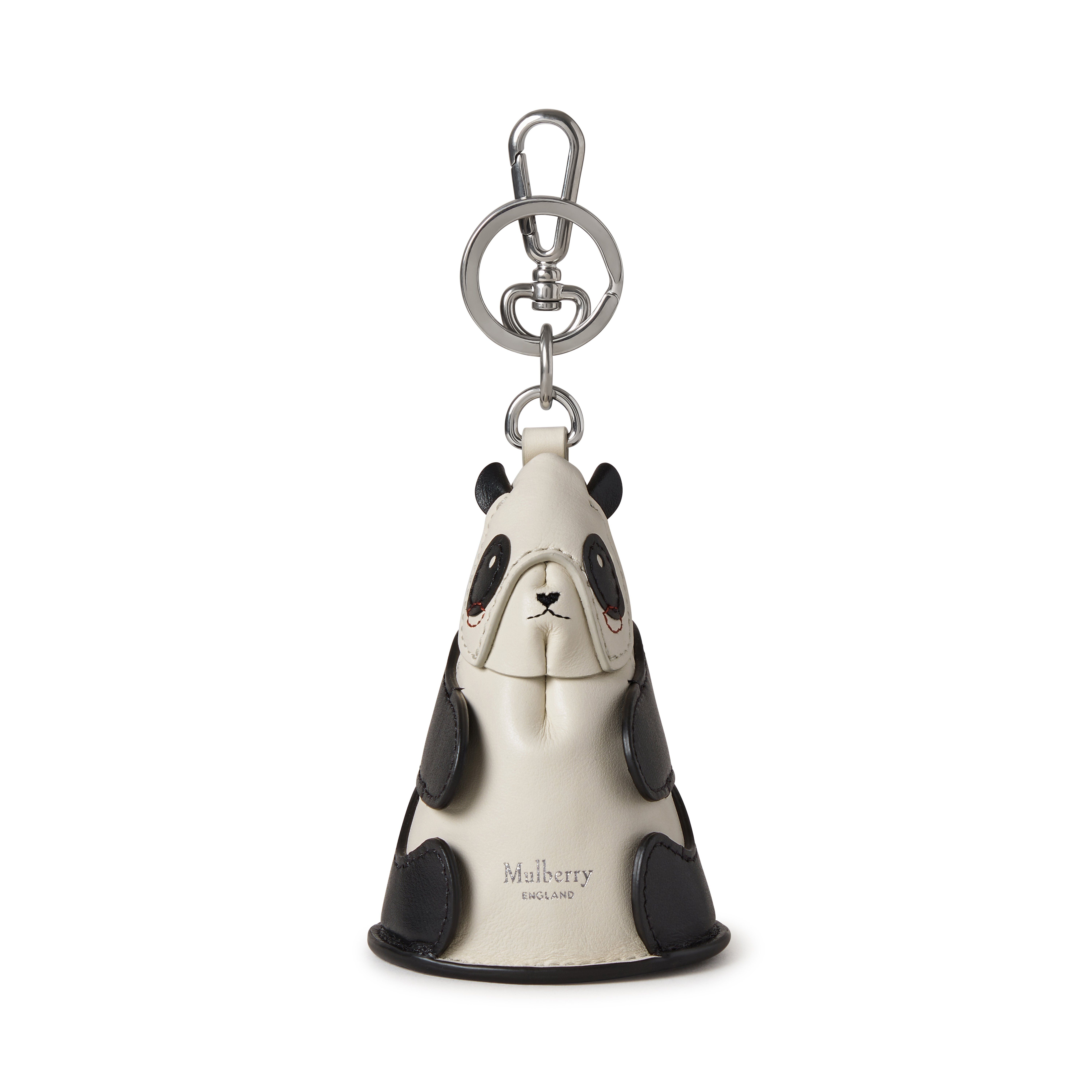 Mulberry Women's Case Keyring - Panda Black-Eggshell