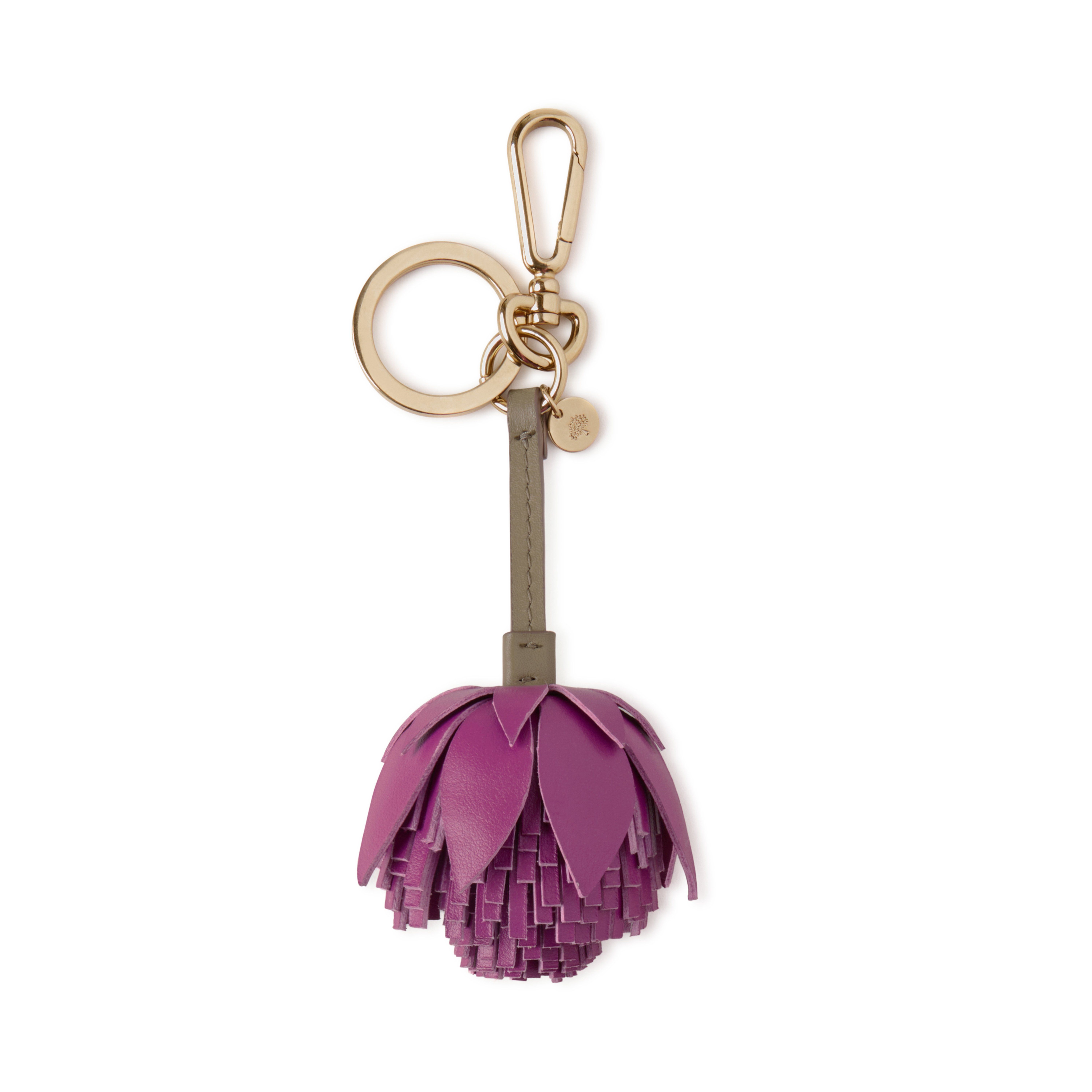 Mulberry Women's Flower Keyring - Pom Pom Orchid Bloom