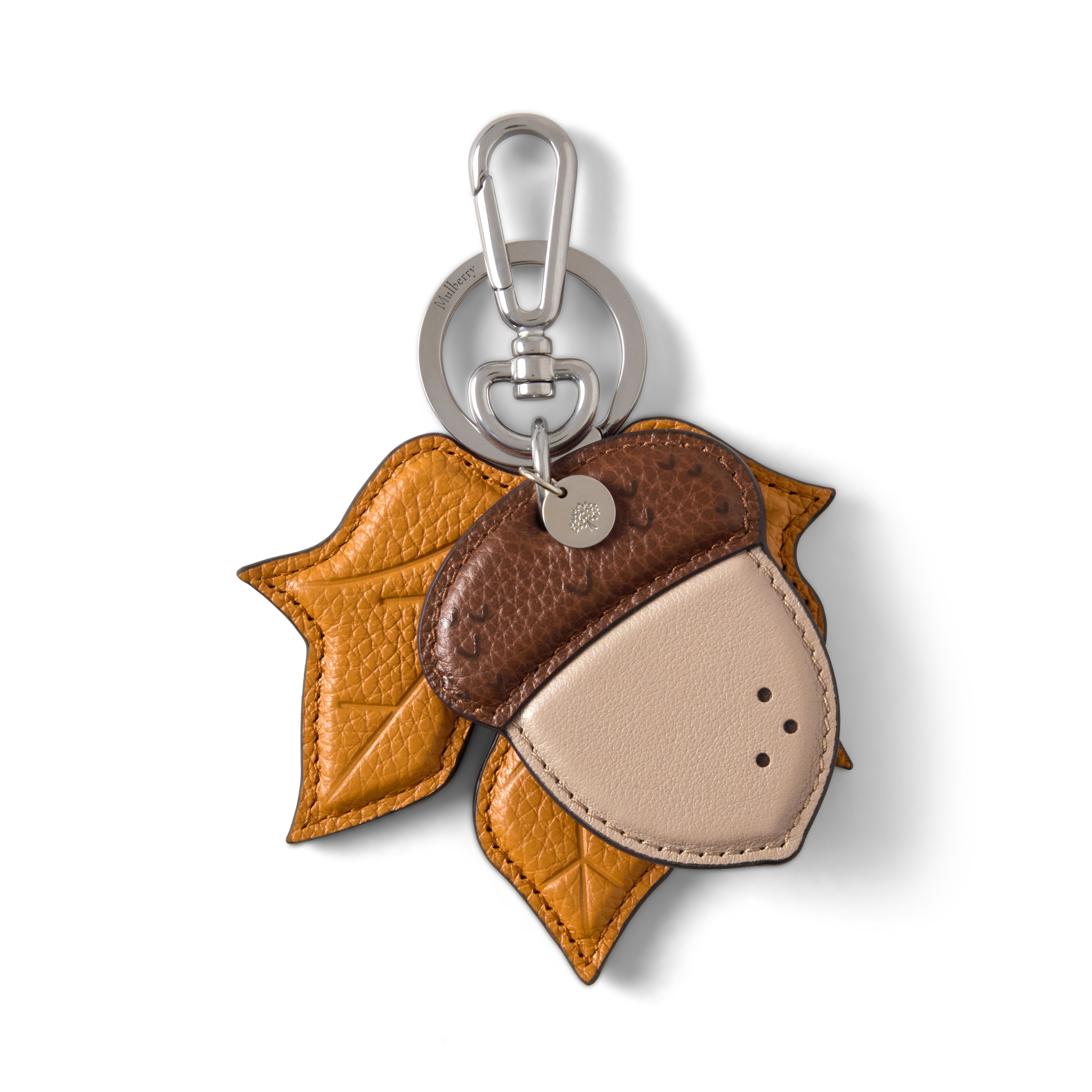 Mulberry Women's British Park Keyring - Acorn Multi Colour
