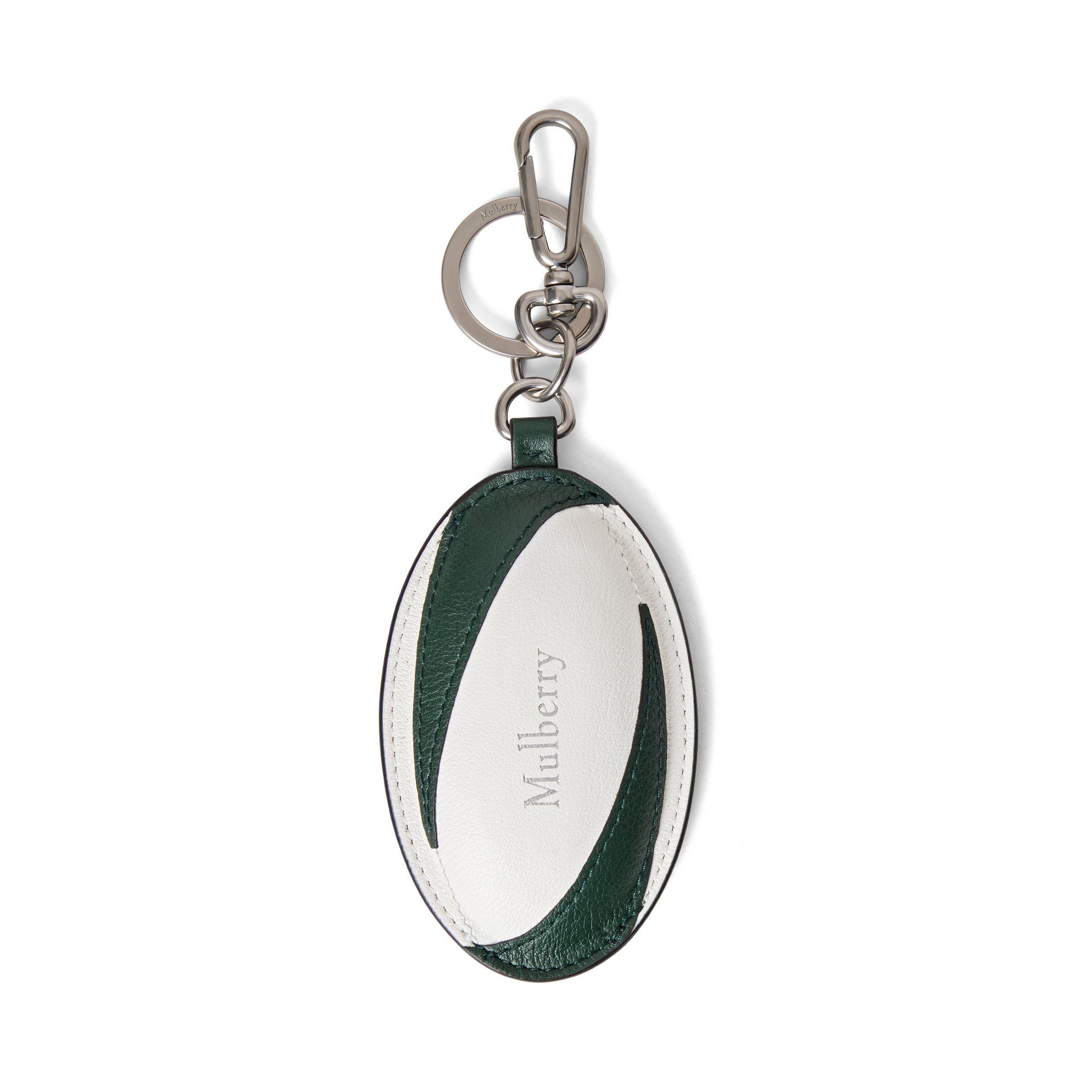 Mulberry Men's Rugby Ball Keyring Multicolour