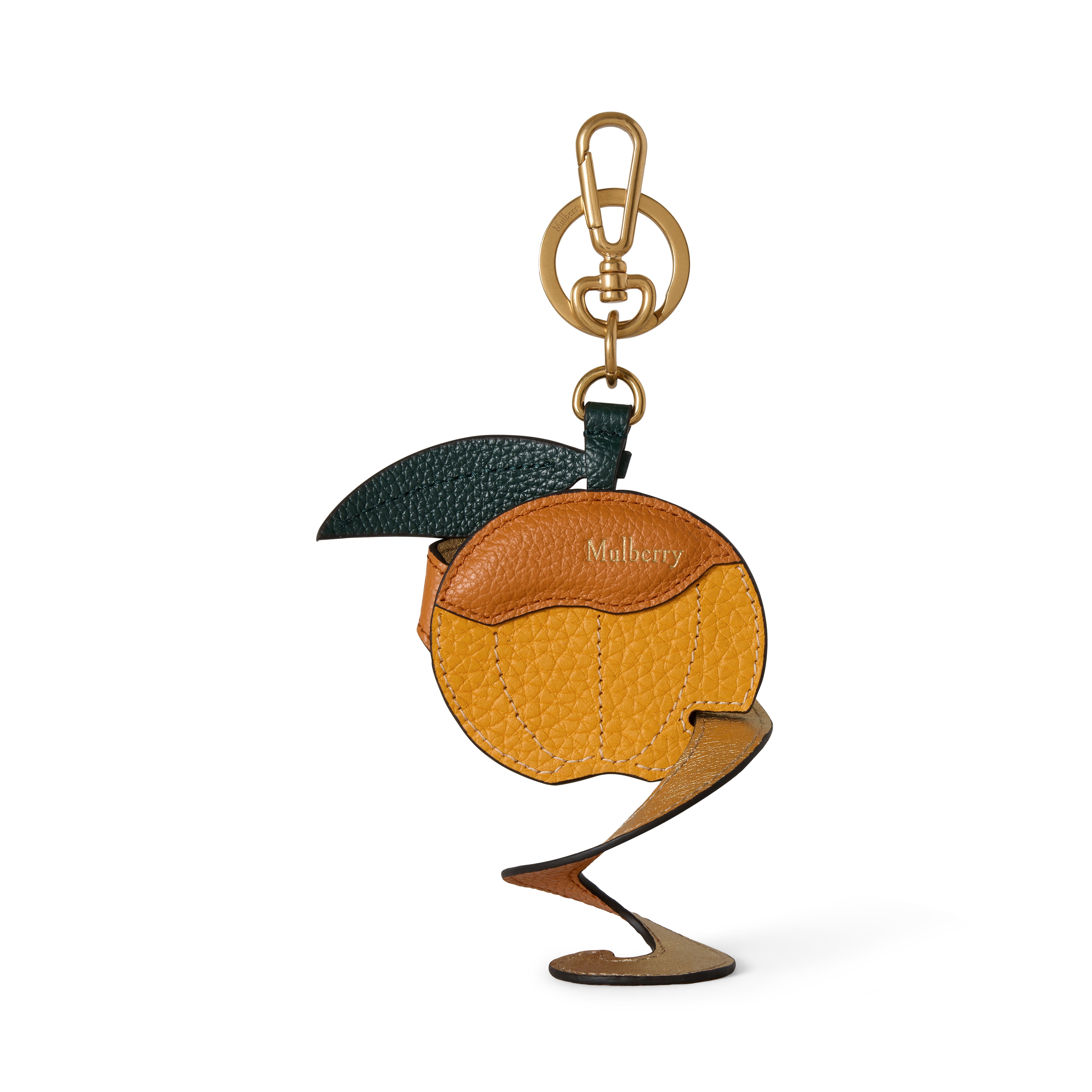 Mulberry Women's Peeling Fruit Keyring - Orange Multicolour