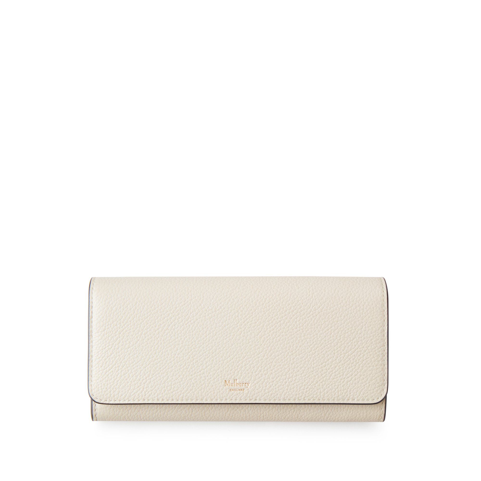 Mulberry Continental Wallet In Chalk