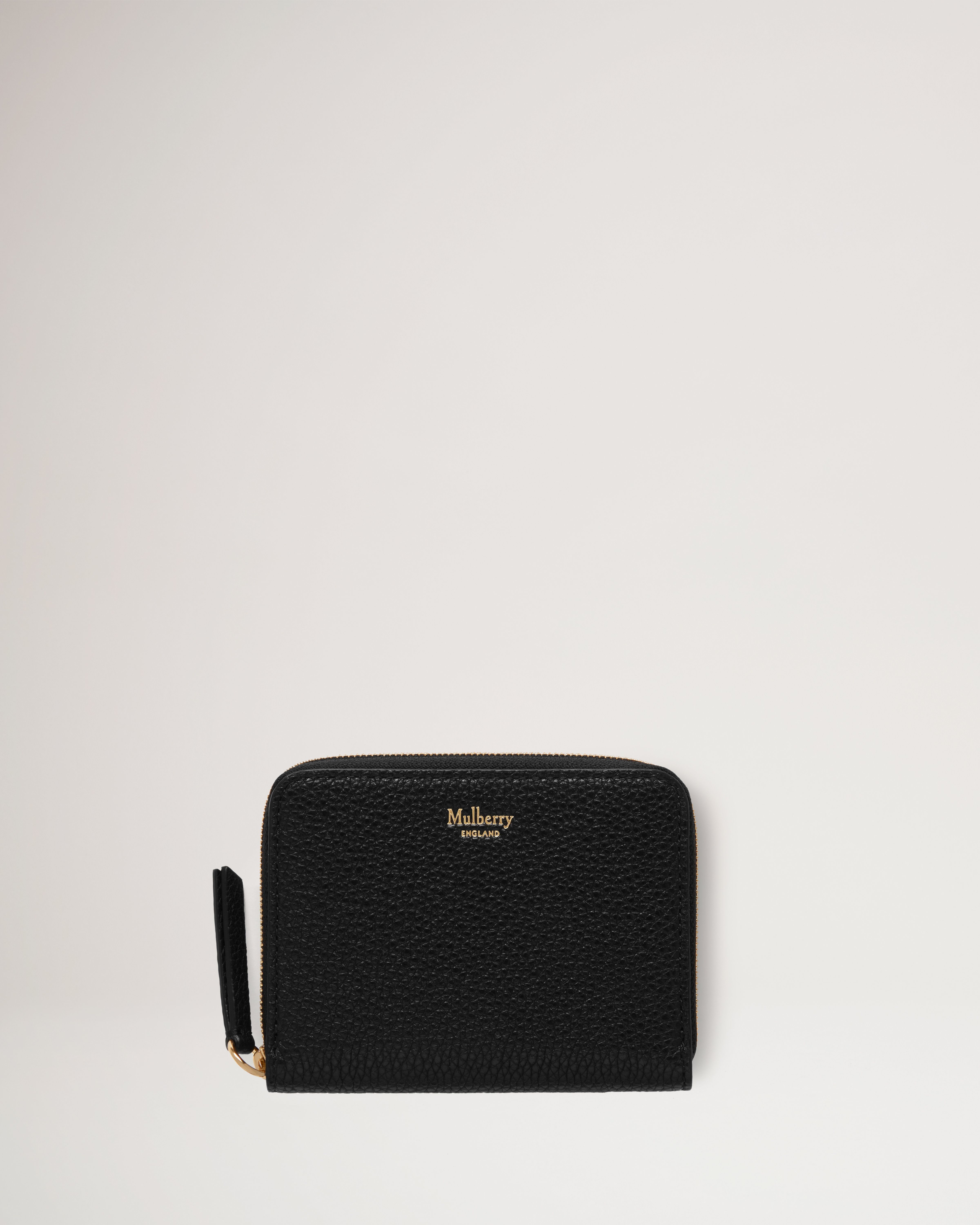 Mulberry Small Zip Around Purse In Black