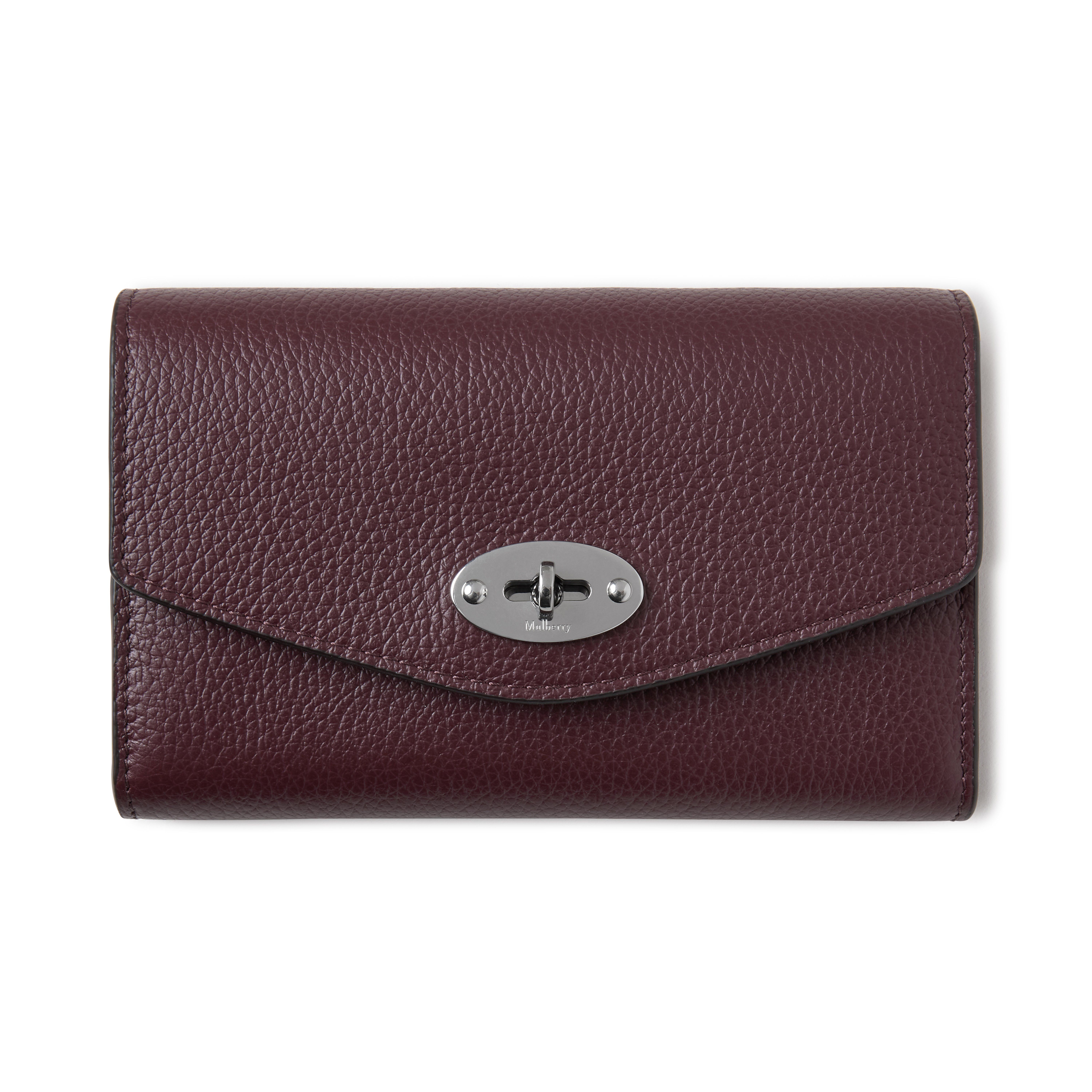 Mulberry Women's Medium Darley Wallet Black Cherry