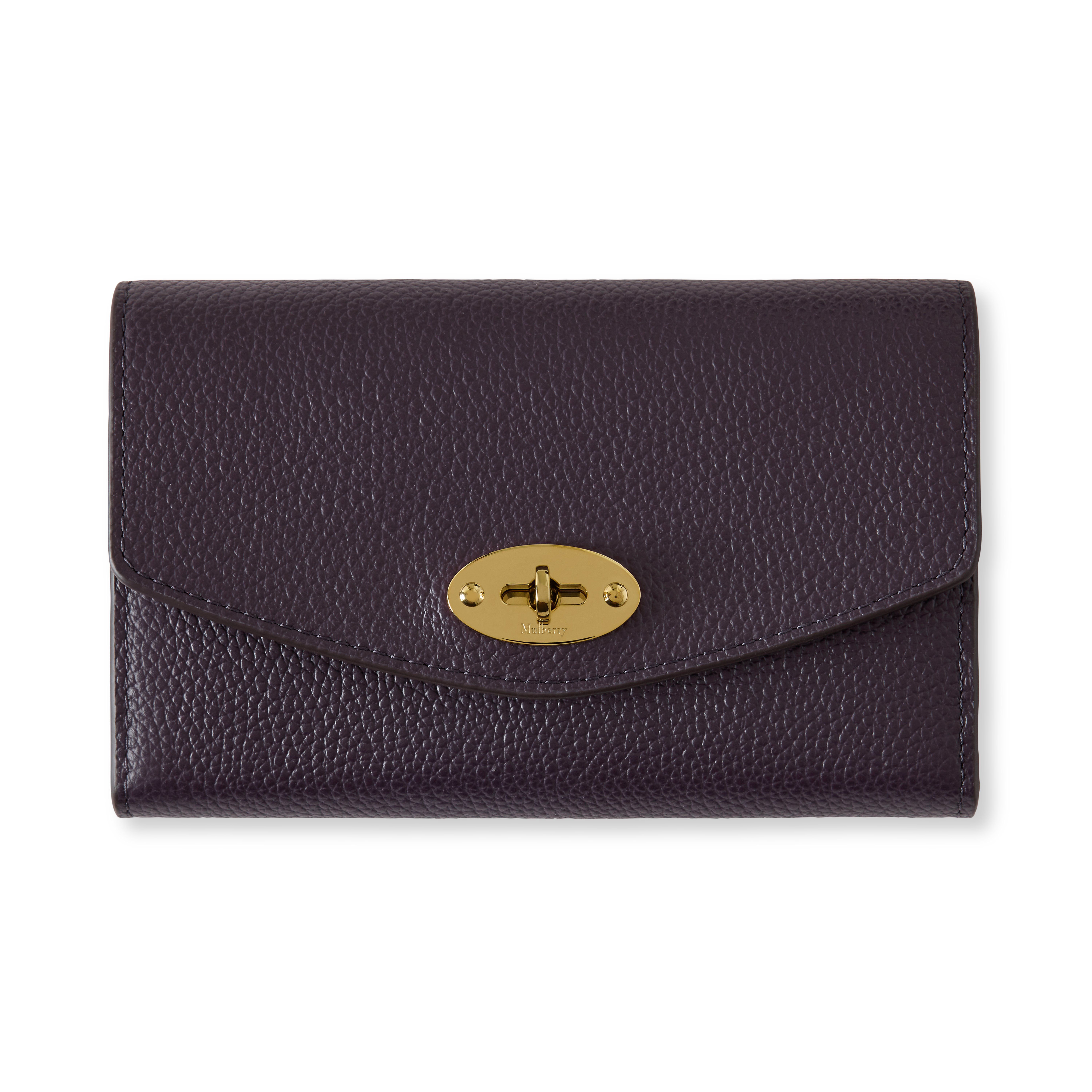 Mulberry Women's Medium Darley Wallet Deep Aubergine