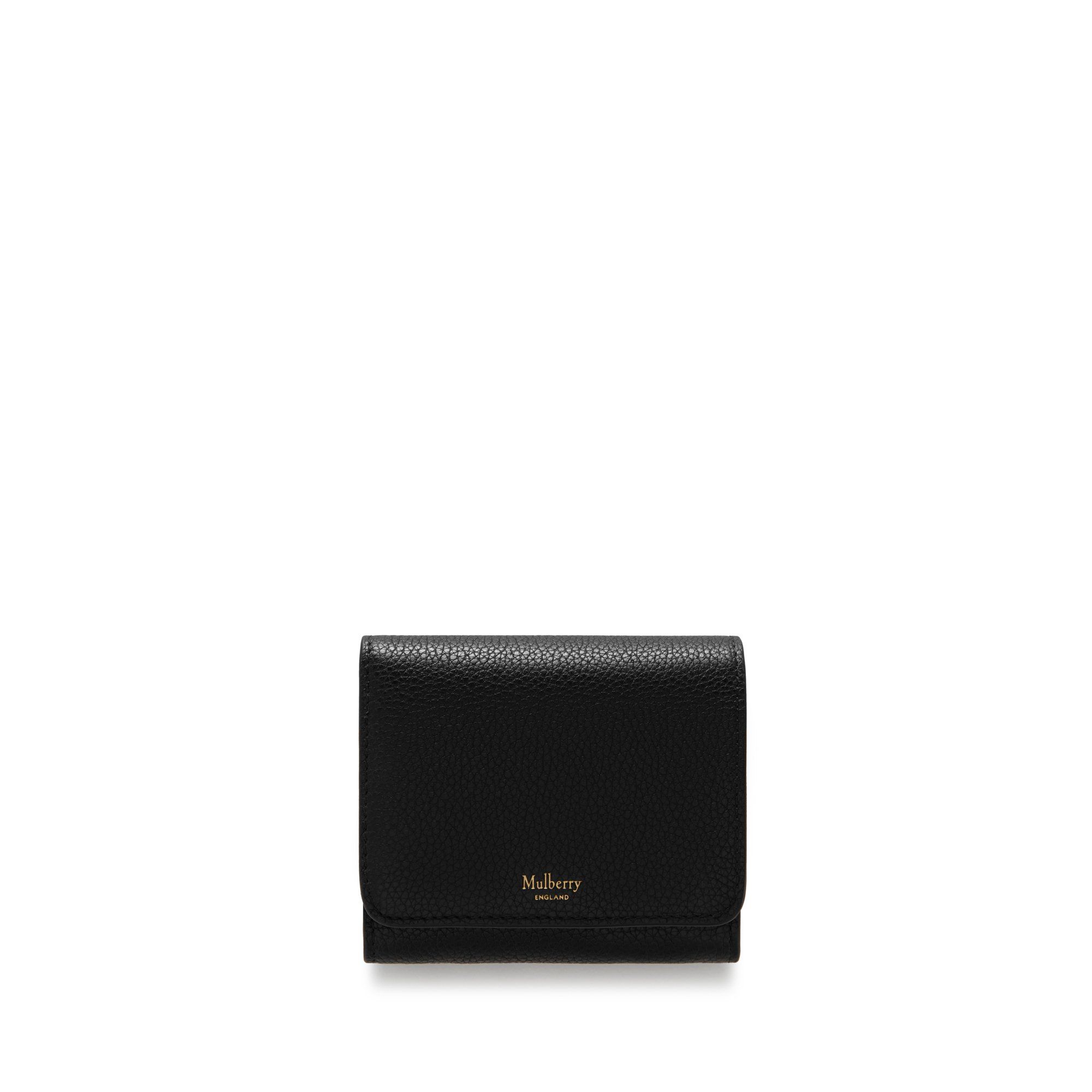 Mulberry Small Continental French Purse In Black