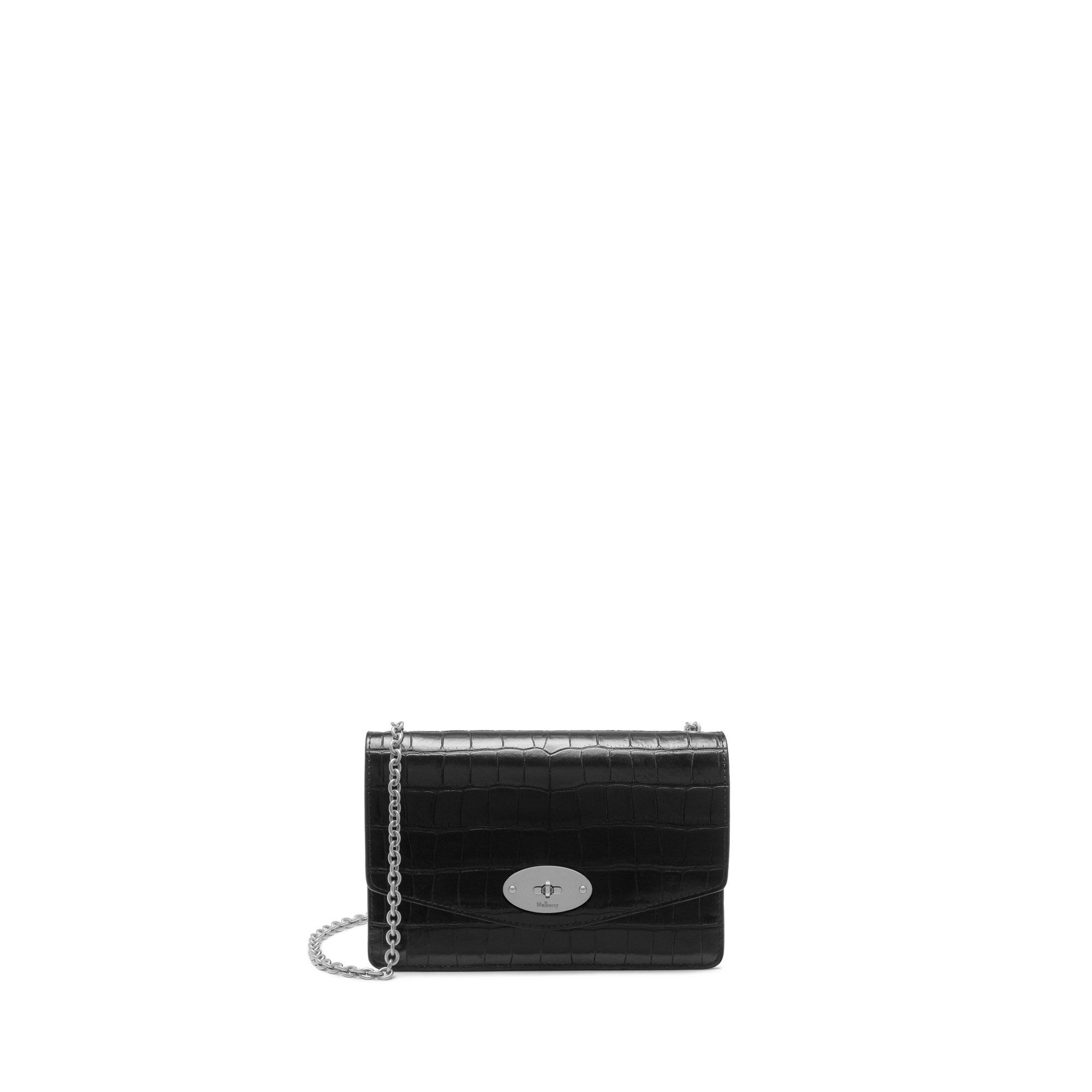 mulberry quilted darley black