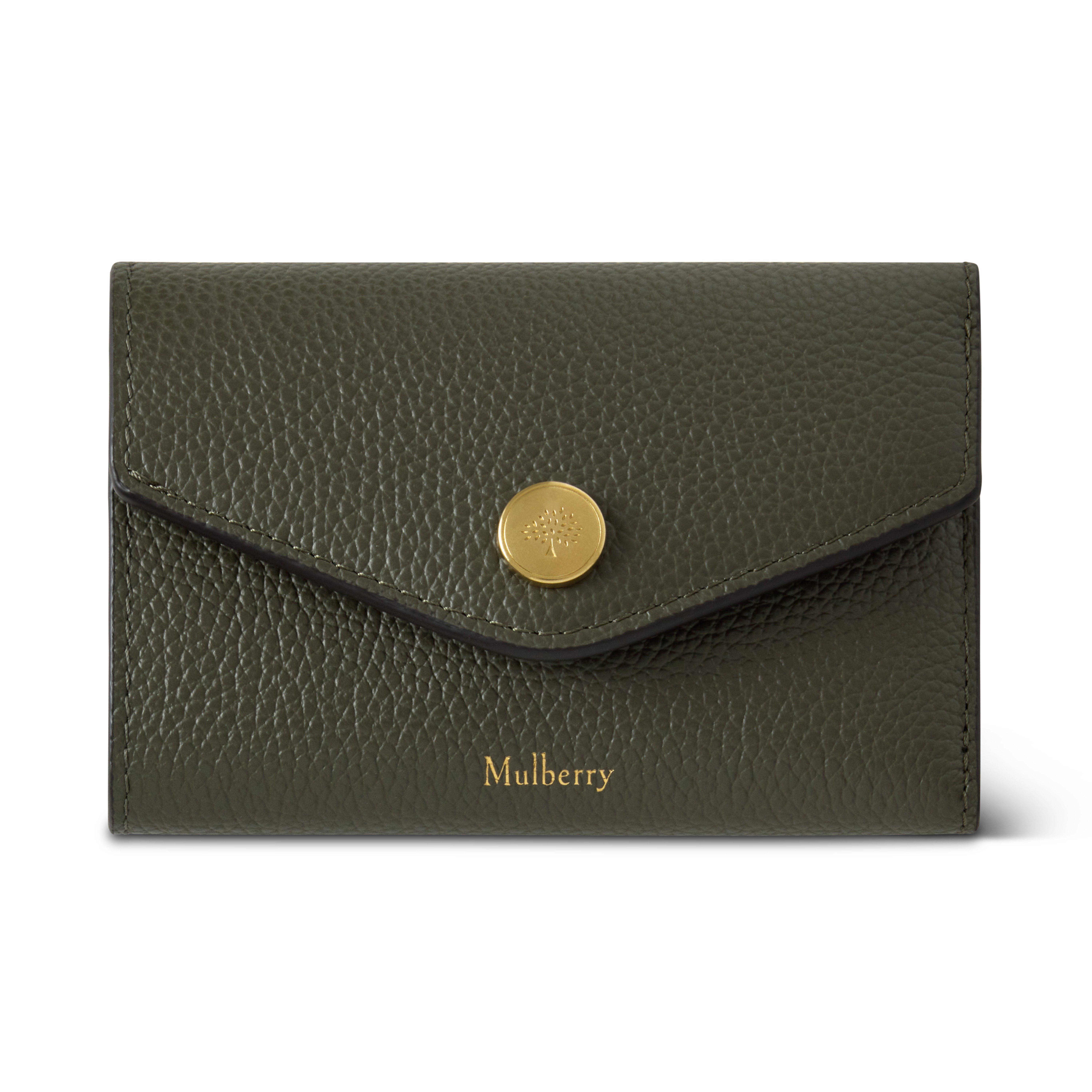 Mulberry Women's Folded Multi-Card Wallet Juniper Green