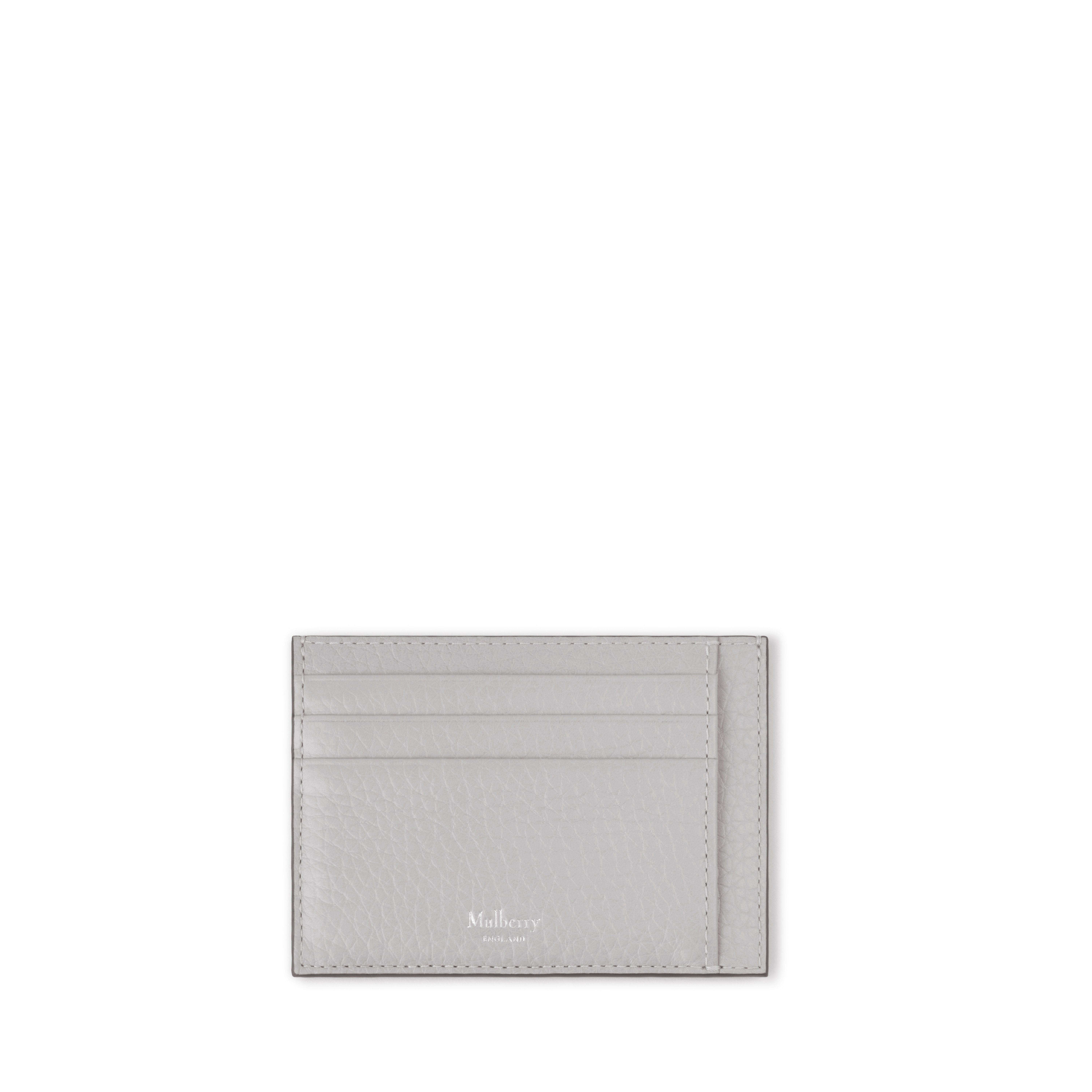 Mulberry Card Holder In Pale Grey