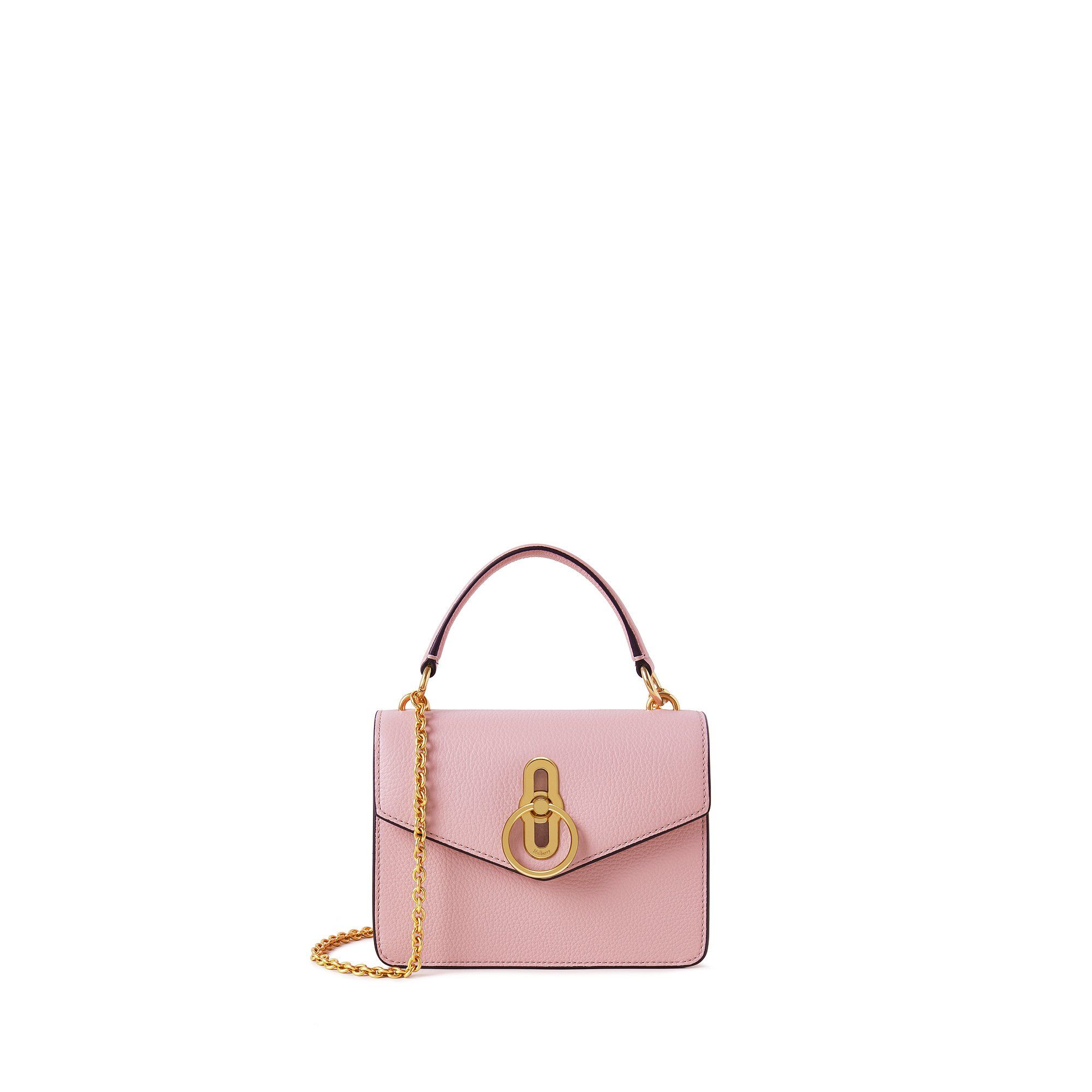 mulberry pink clutch bag