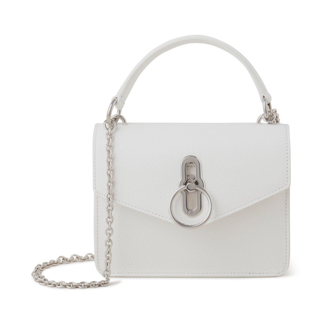Small Amberley Crossbody - White Small Classic Grain