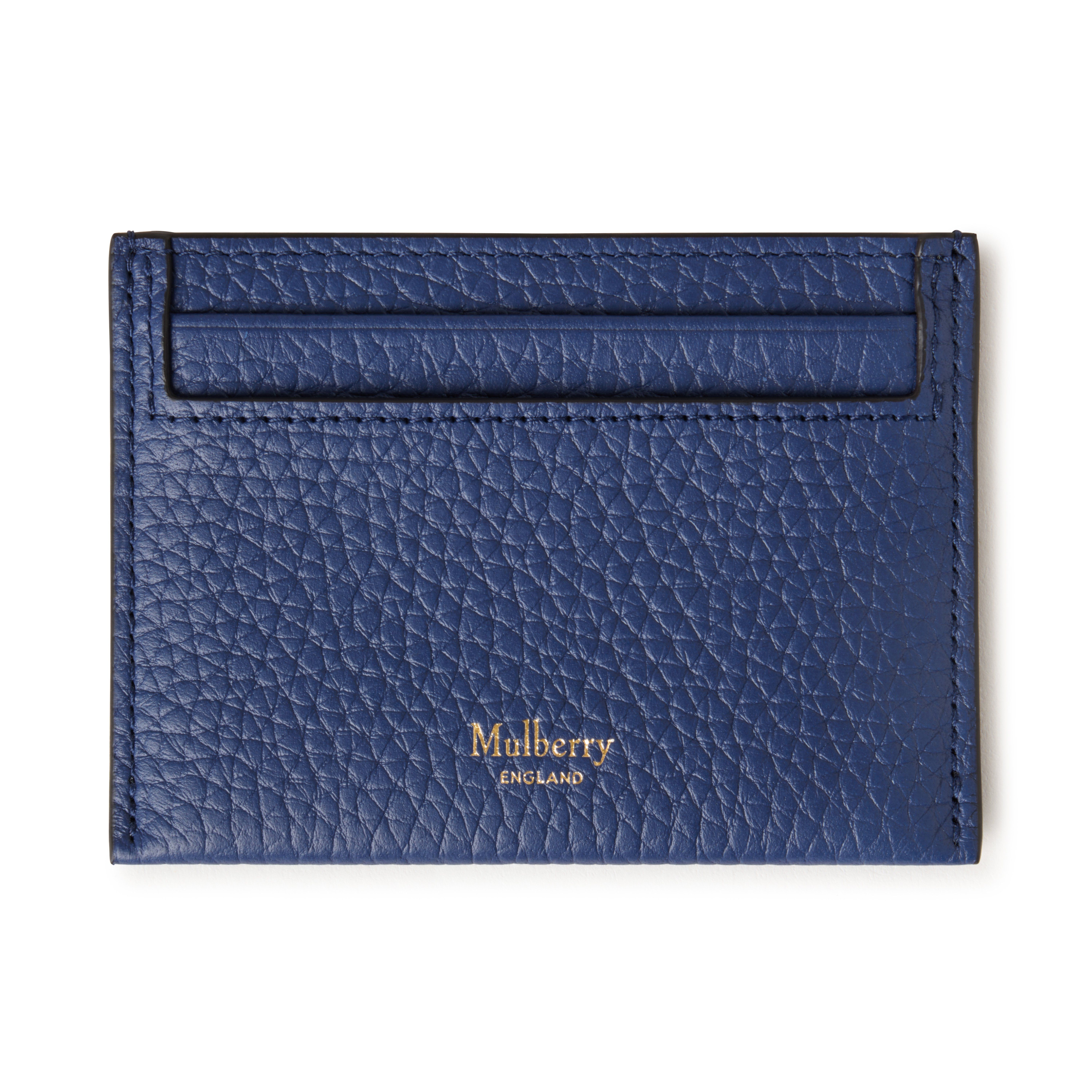 Mulberry Credit Card Slip In Pigment Blue