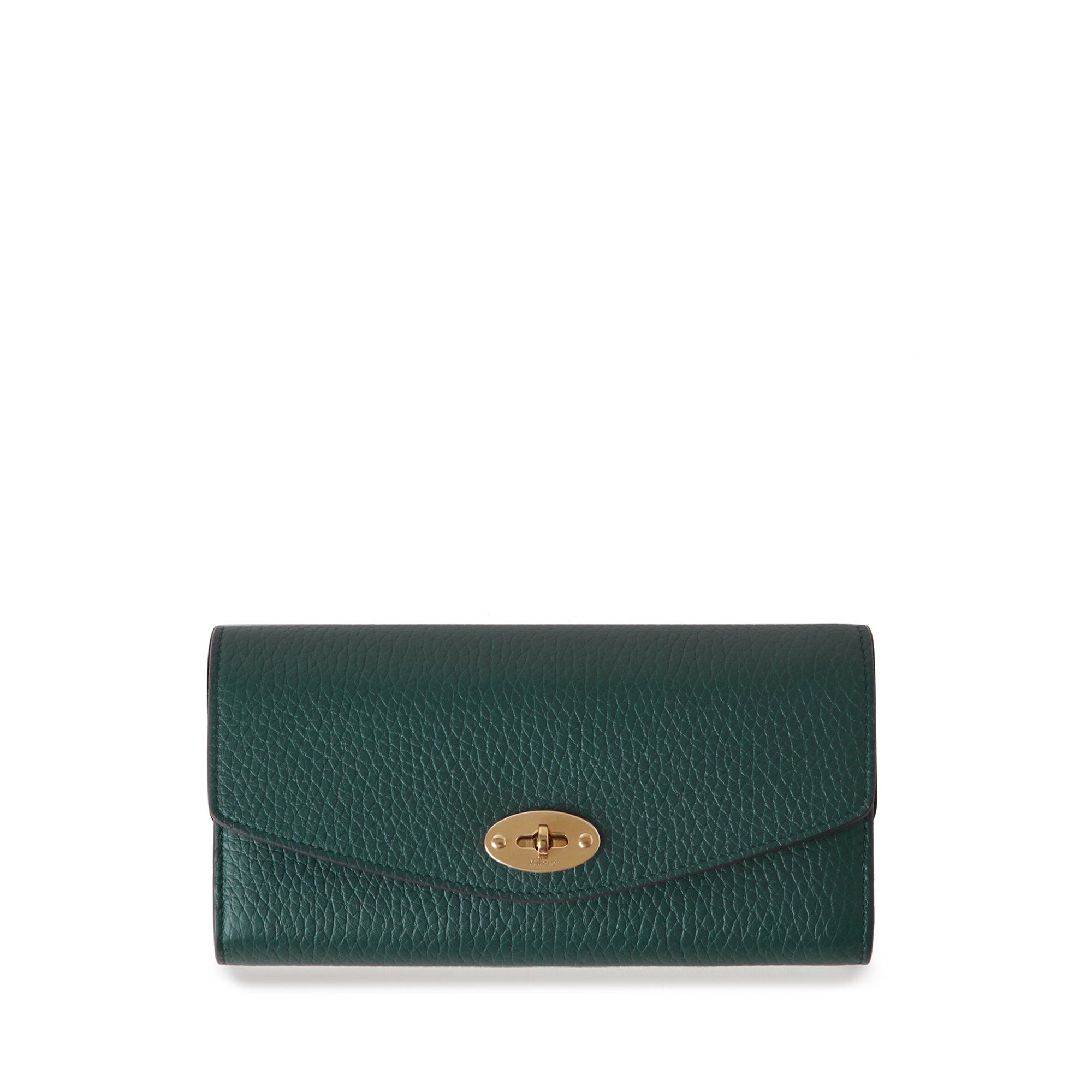 Mulberry Darley Leather Wallet In  Green