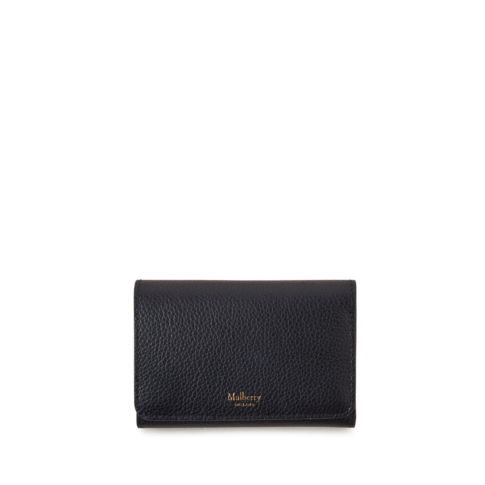 Mulberry Continental Trifold In Black