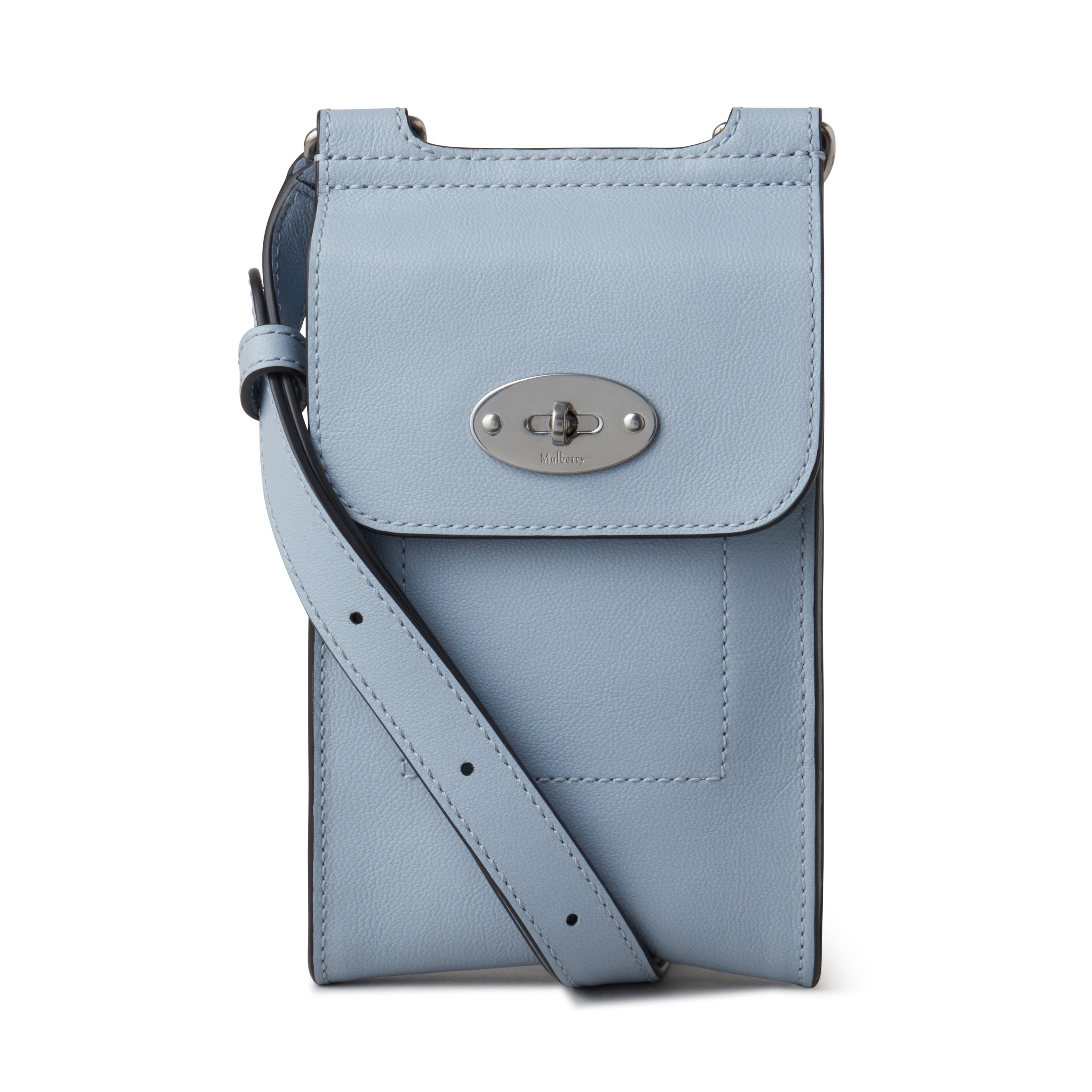 Mulberry Mini Antony In Poplin Blue