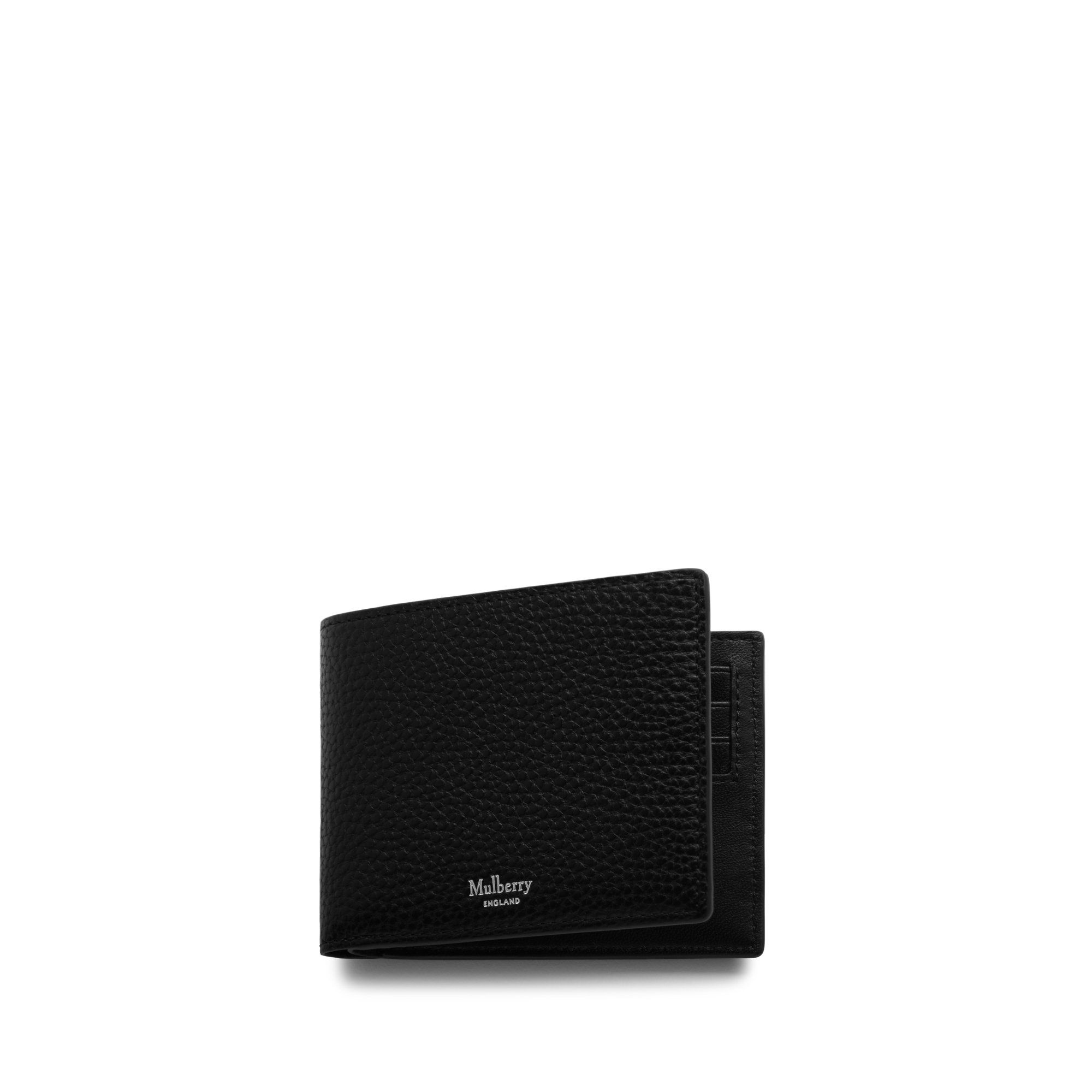 Mulberry 8 Card Wallet Scg In Black