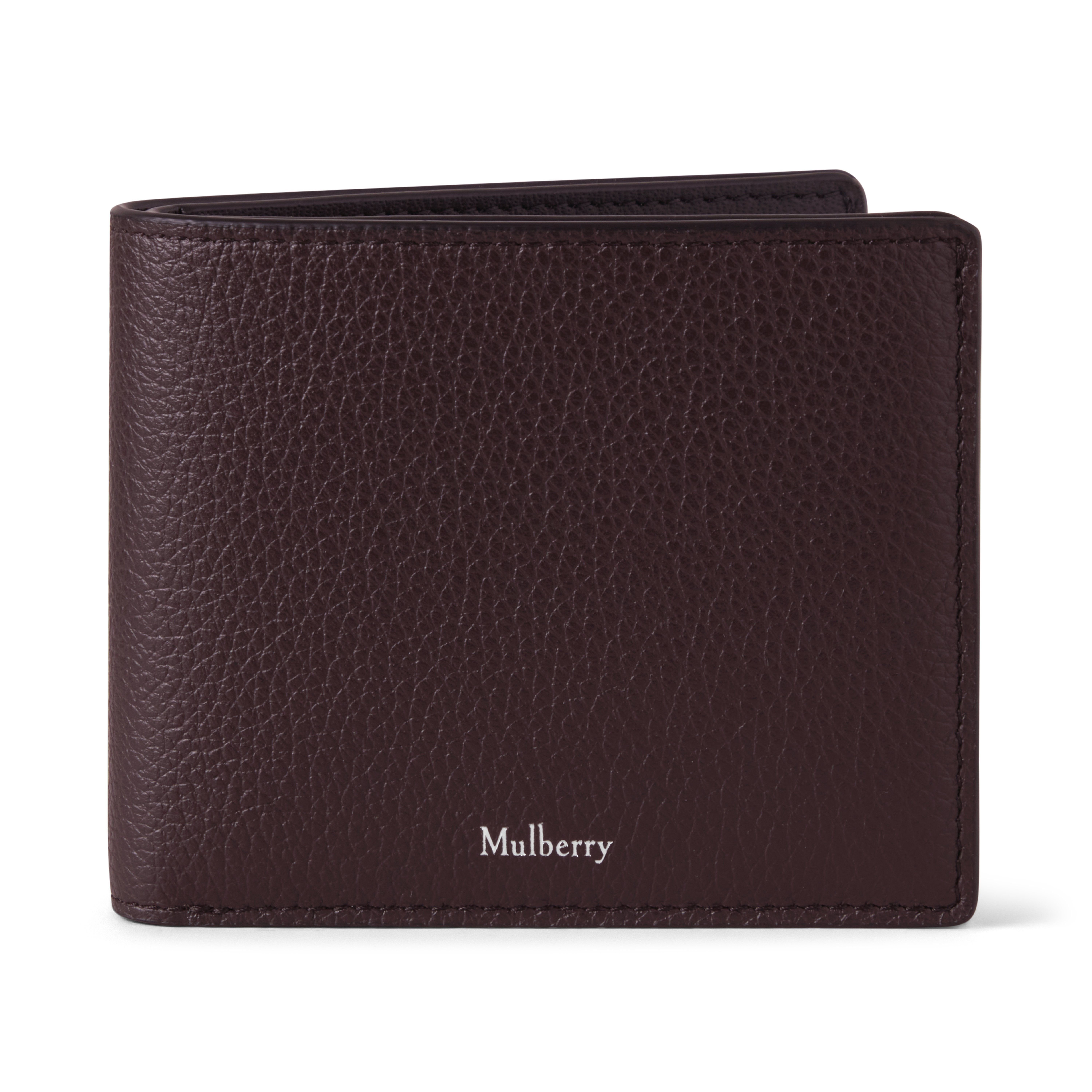 Mulberry Men's 8 Card Wallet Ebony