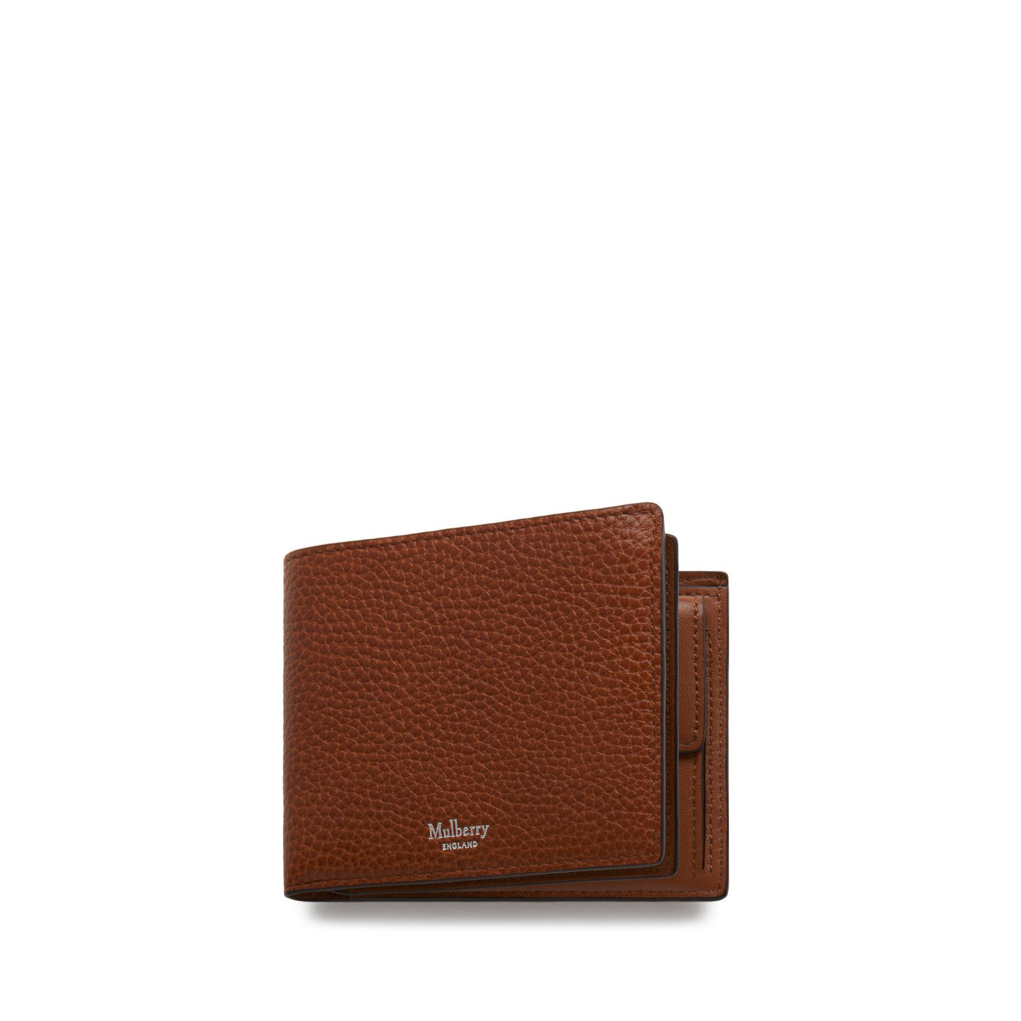 Mulberry 8 Card Coin Wallet In Brown