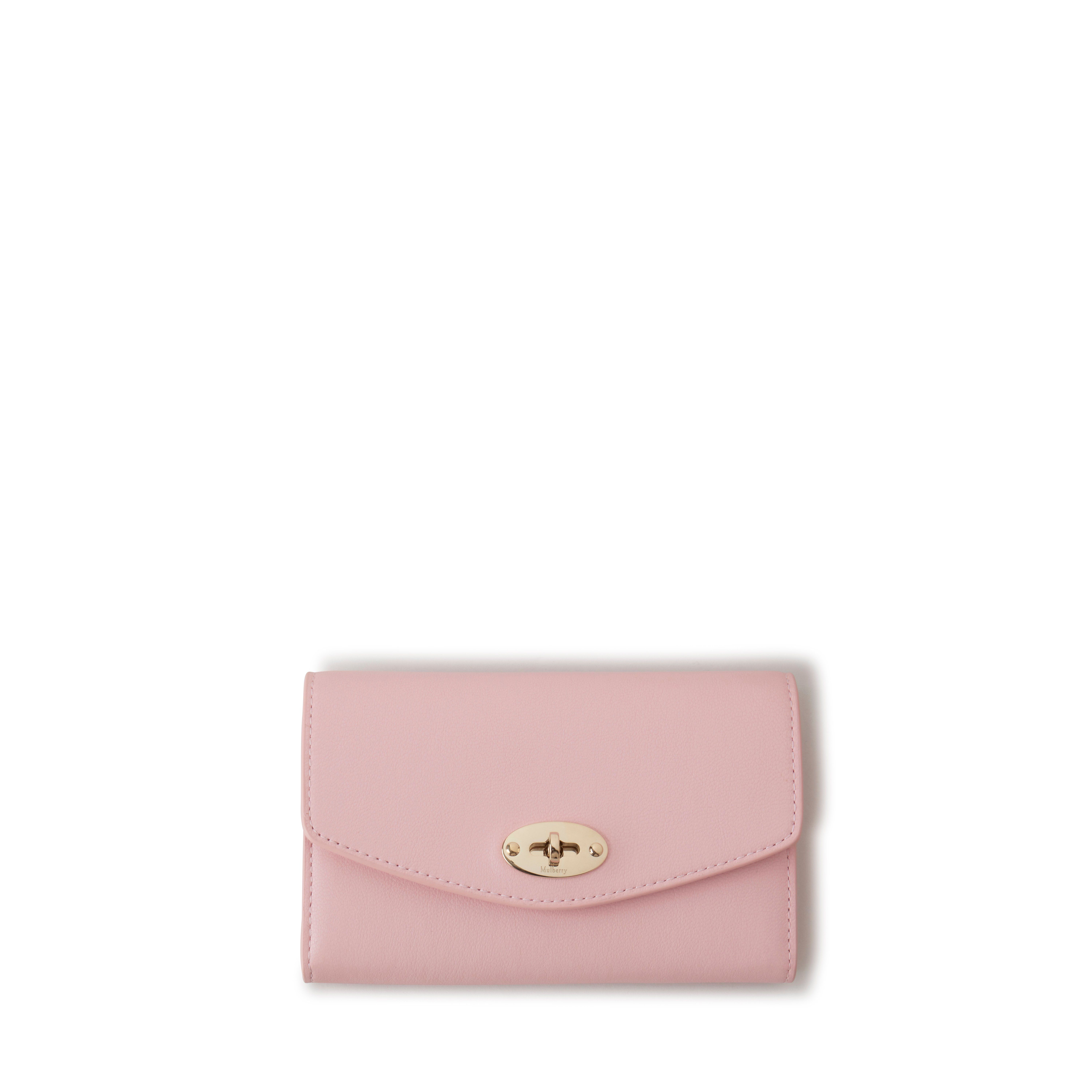 Mulberry Medium Darley Wallet In Pink