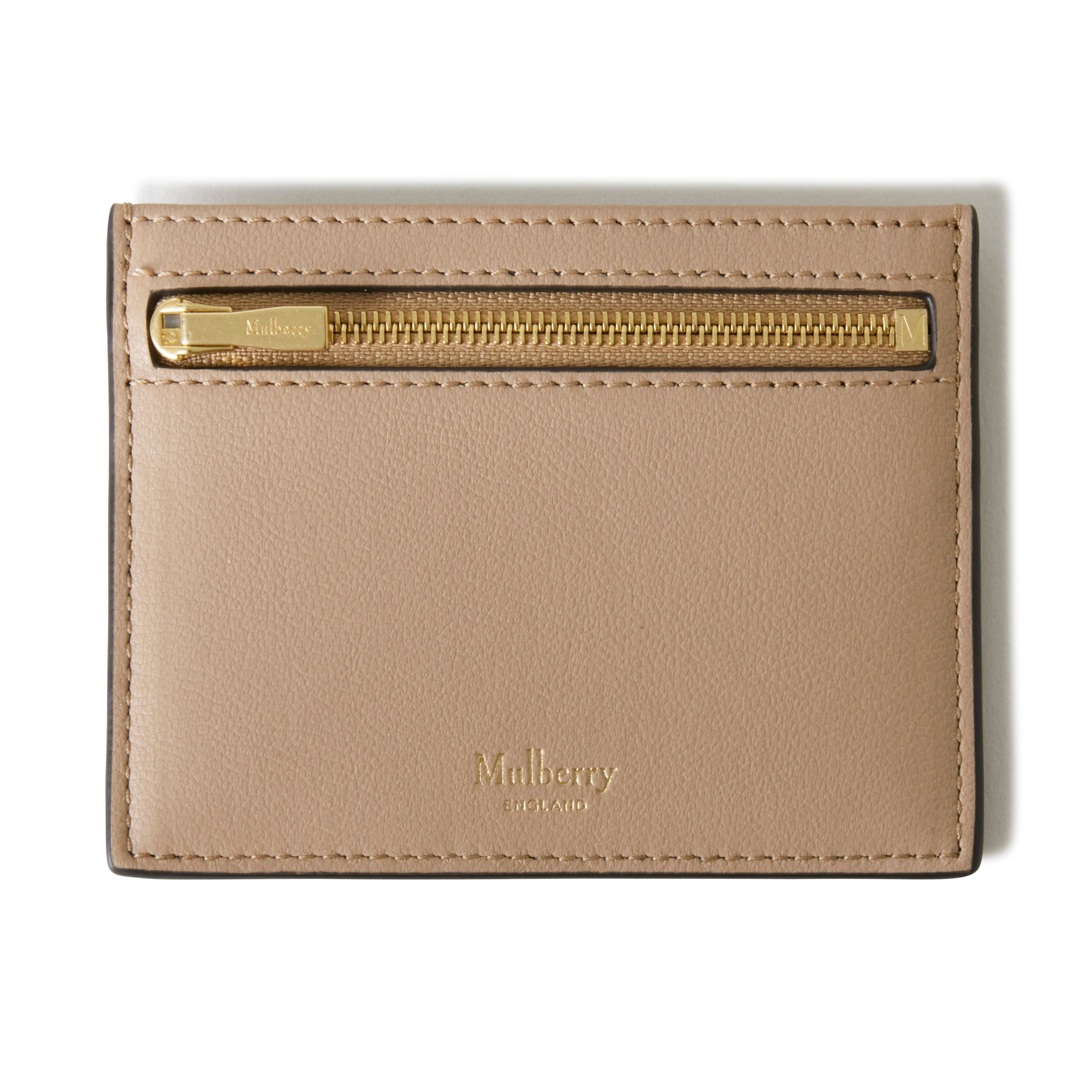 Mulberry Zipped Credit Card Slip In Brown