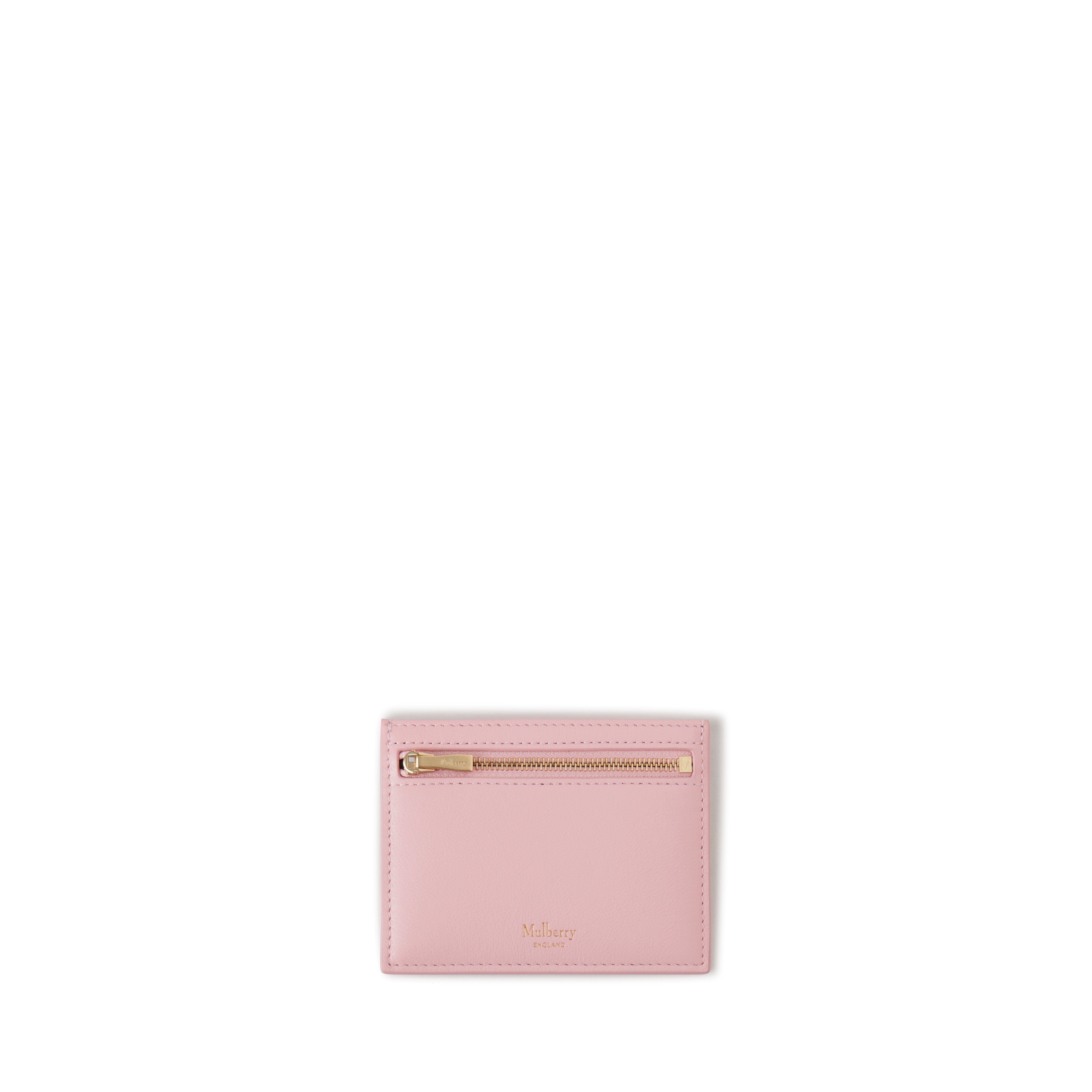 Mulberry Zipped Credit Card Slip In Pink