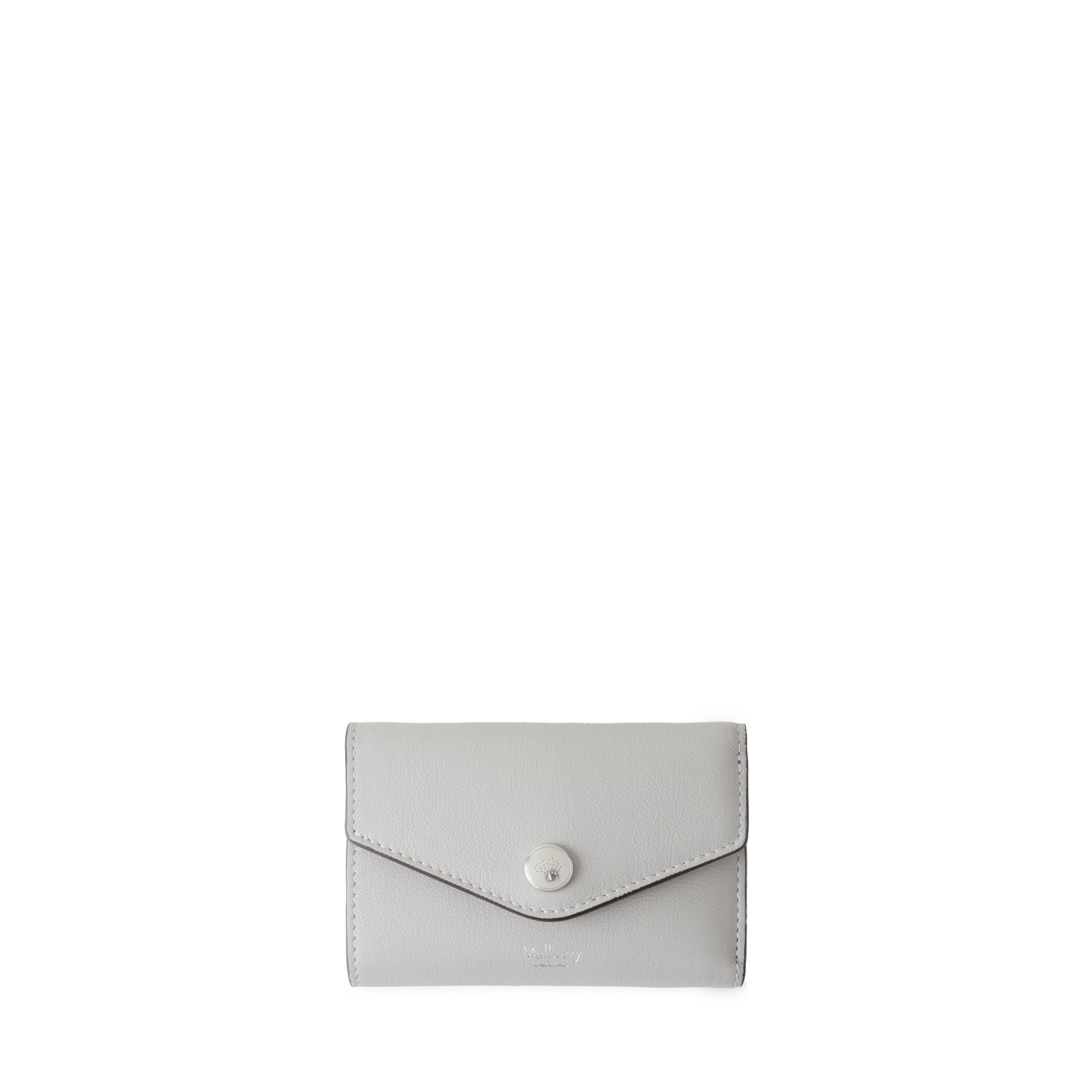 Mulberry Folded Multi-card Wallet In Gray