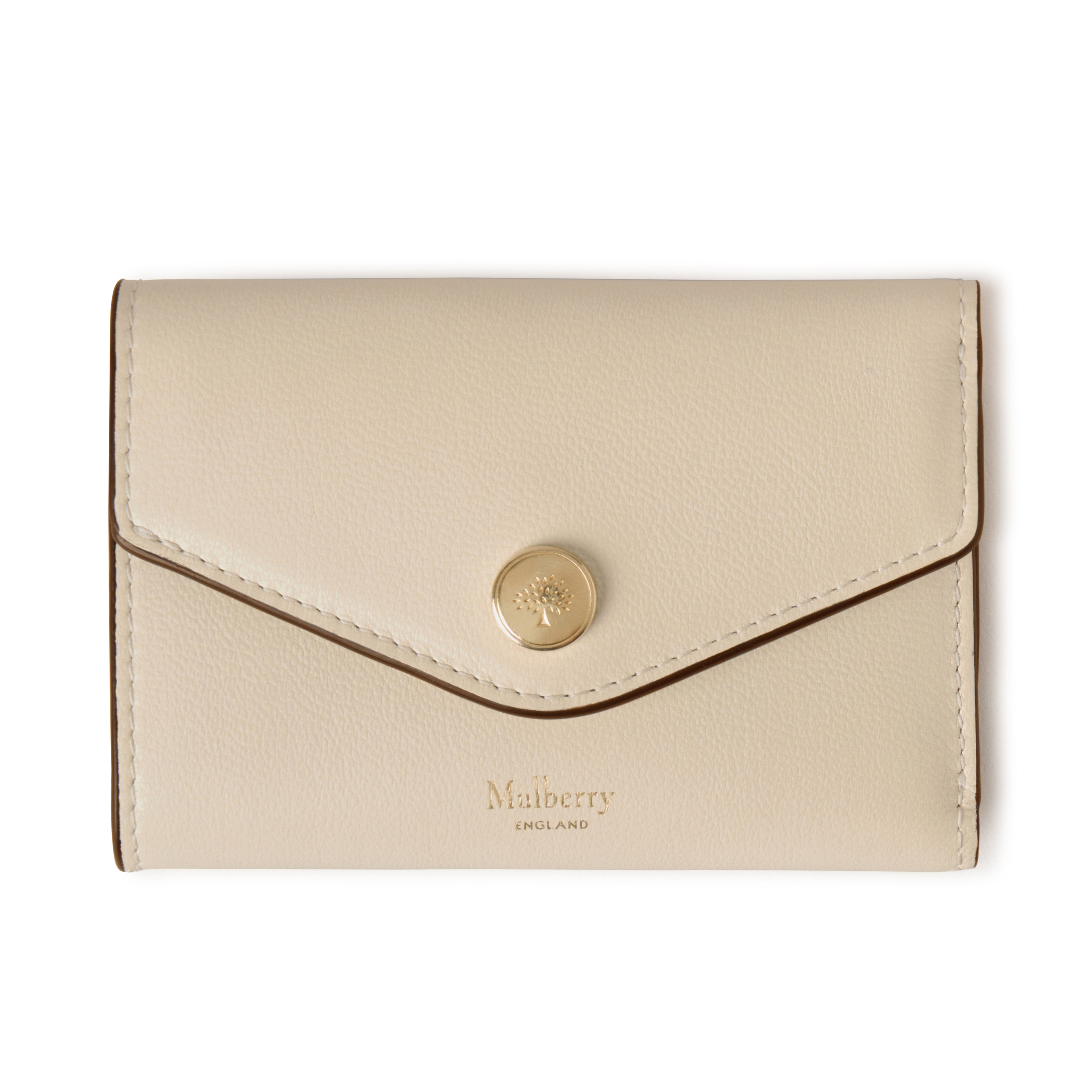Mulberry Folded Multi-card Wallet In Eggshell