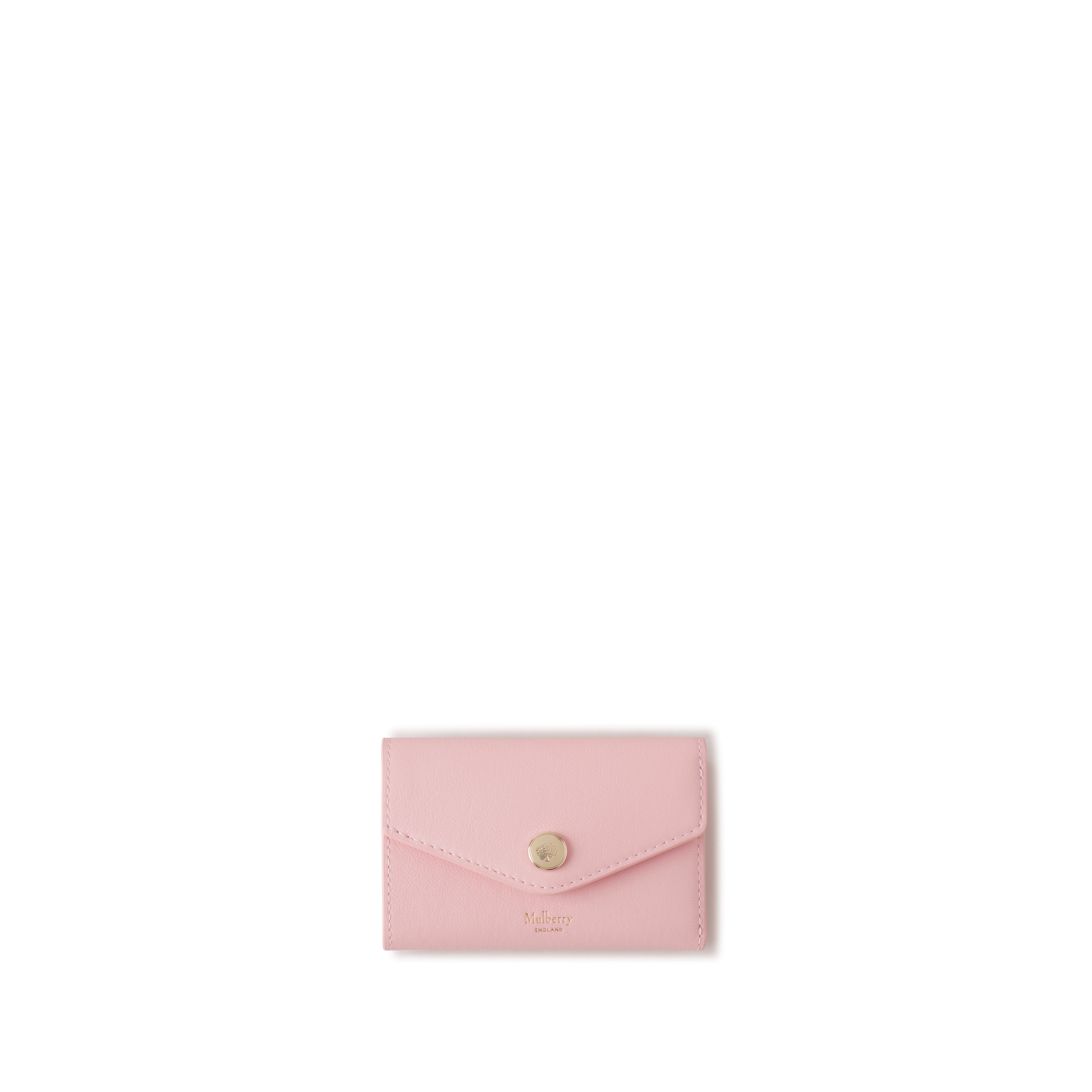 Mulberry Folded Multi-card Wallet In Powder Rose