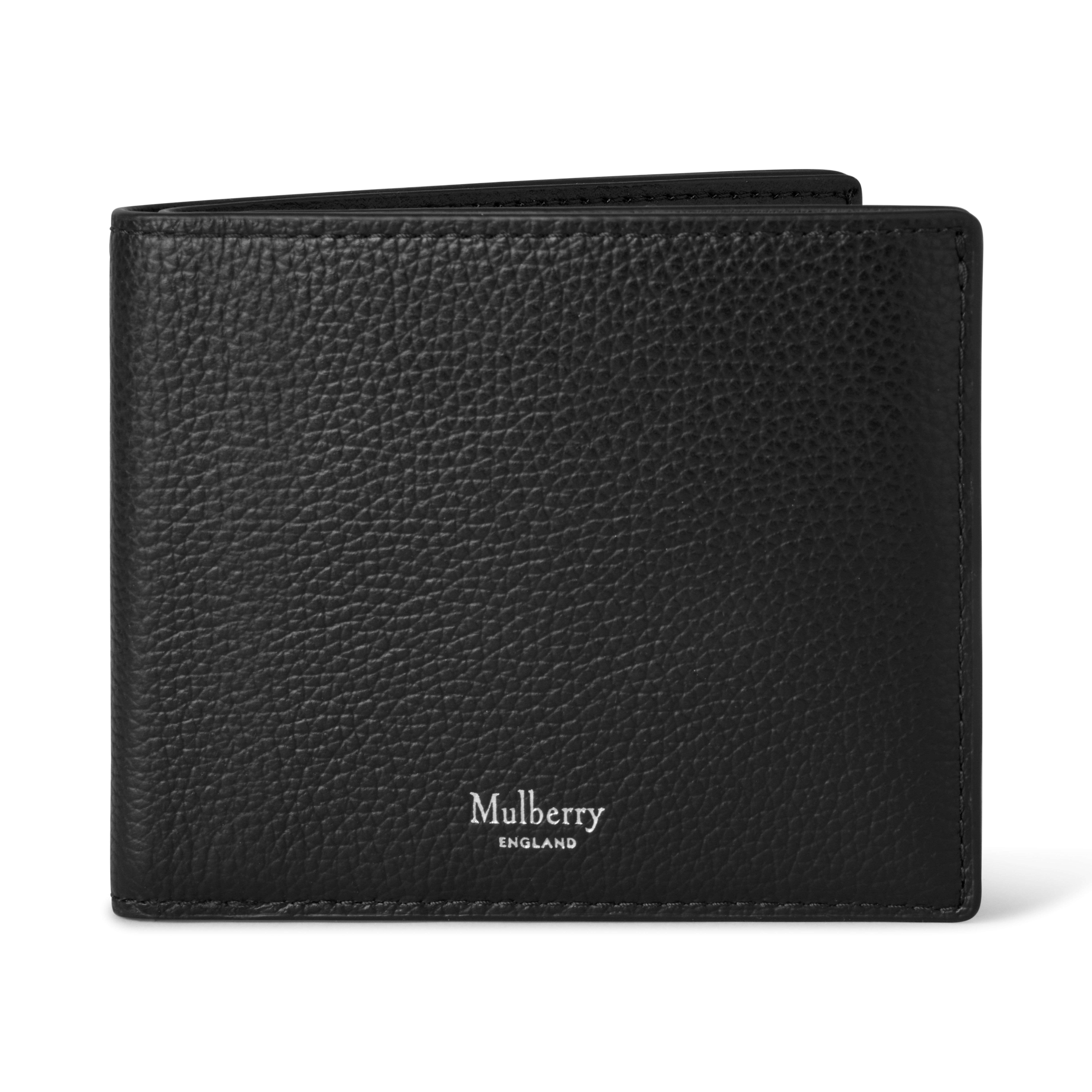 Mulberry Heritage Bifold Coin Wallet In Black