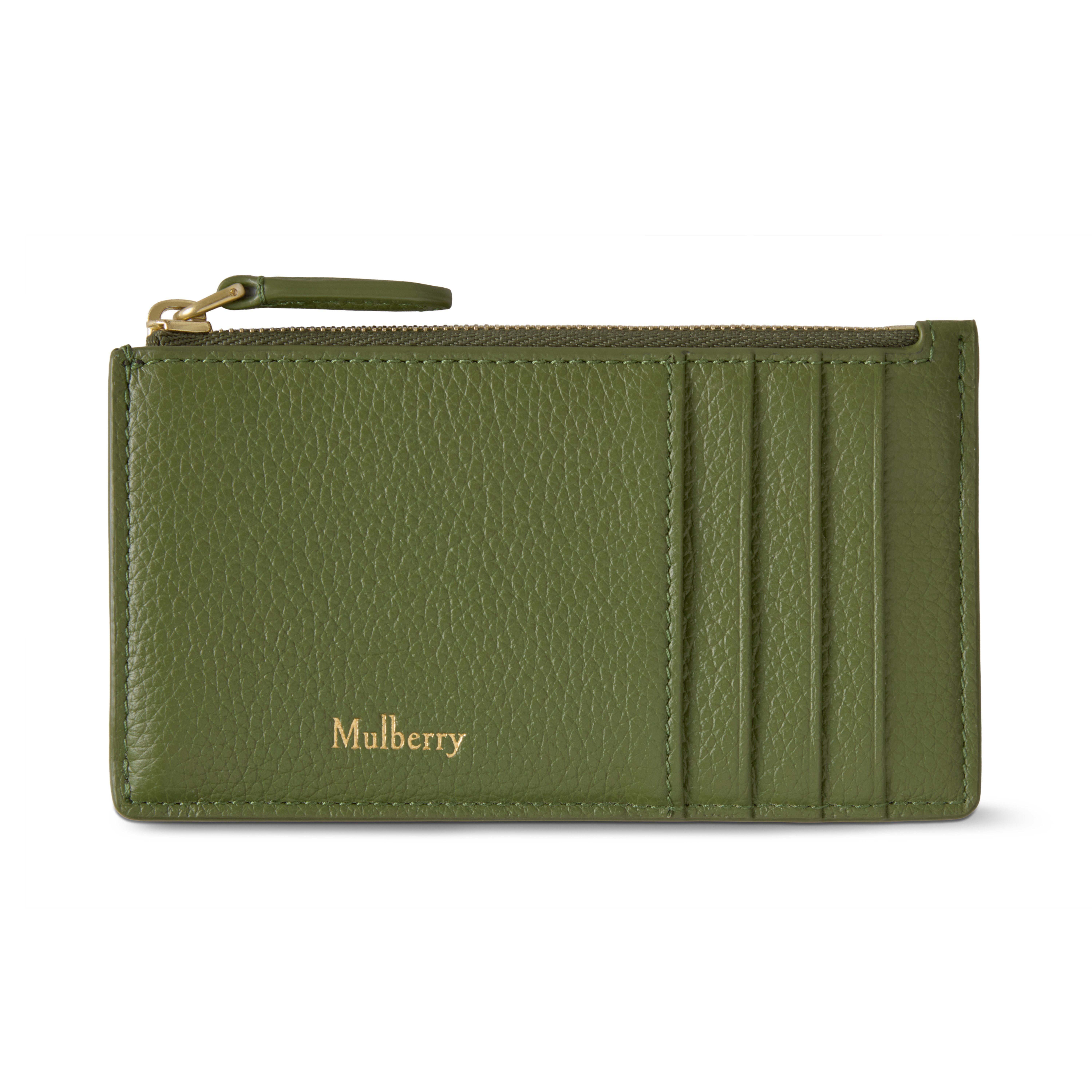 Mulberry Women's Continental Long Zipped Card Holder Fern
