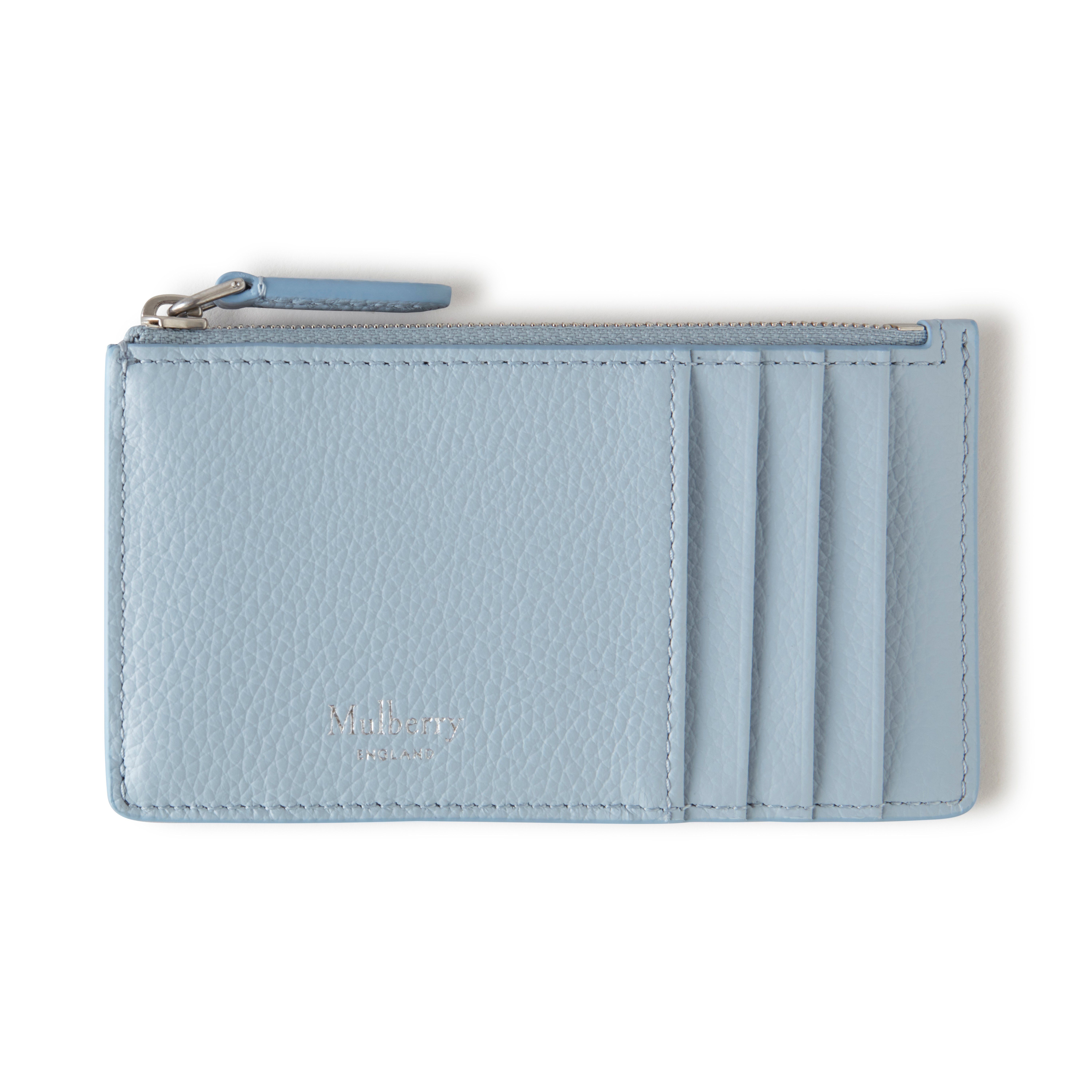 Mulberry Women's Continental Long Zipped Card Holder Poplin Blue