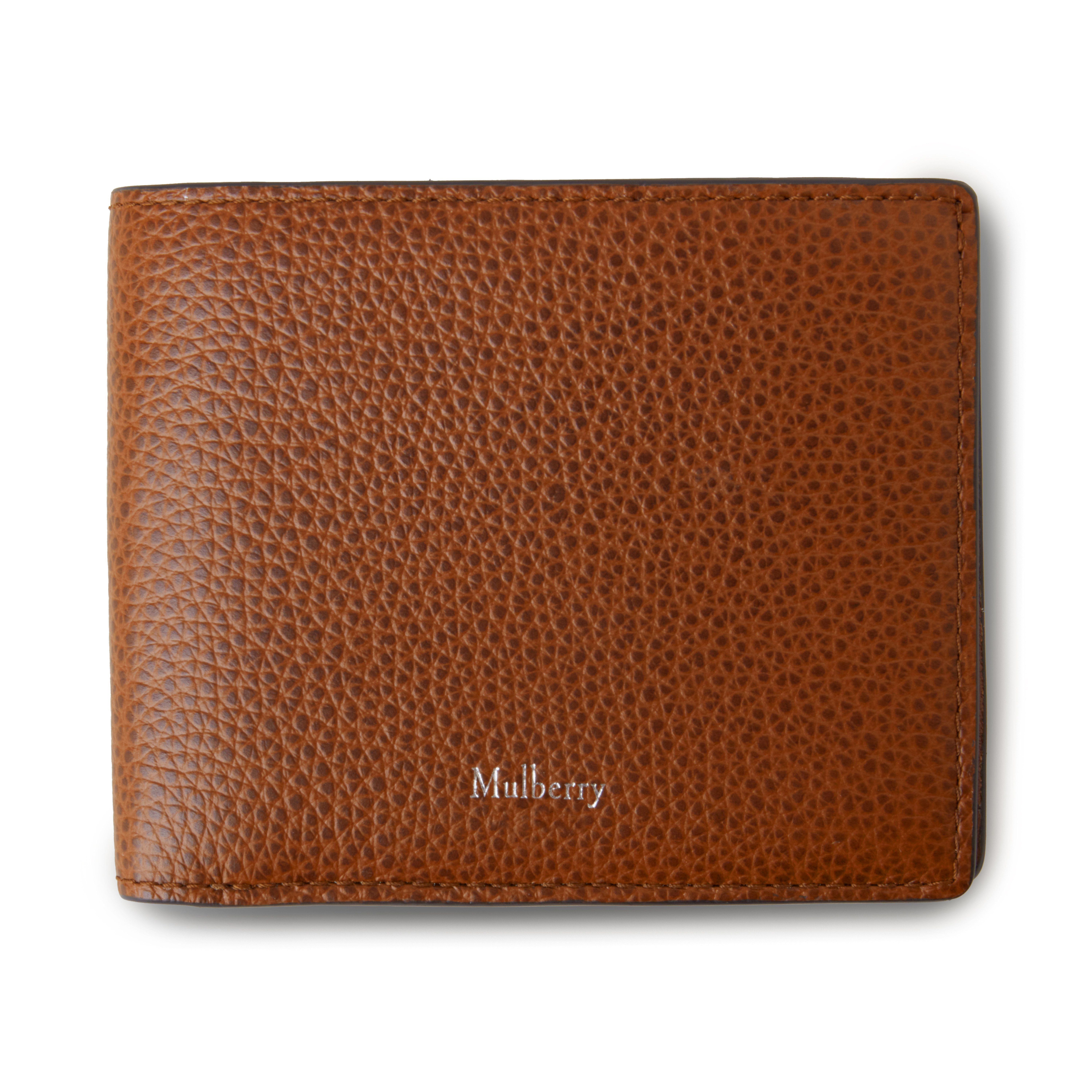 Mulberry Men's Heritage Bifold Coin Wallet Oak