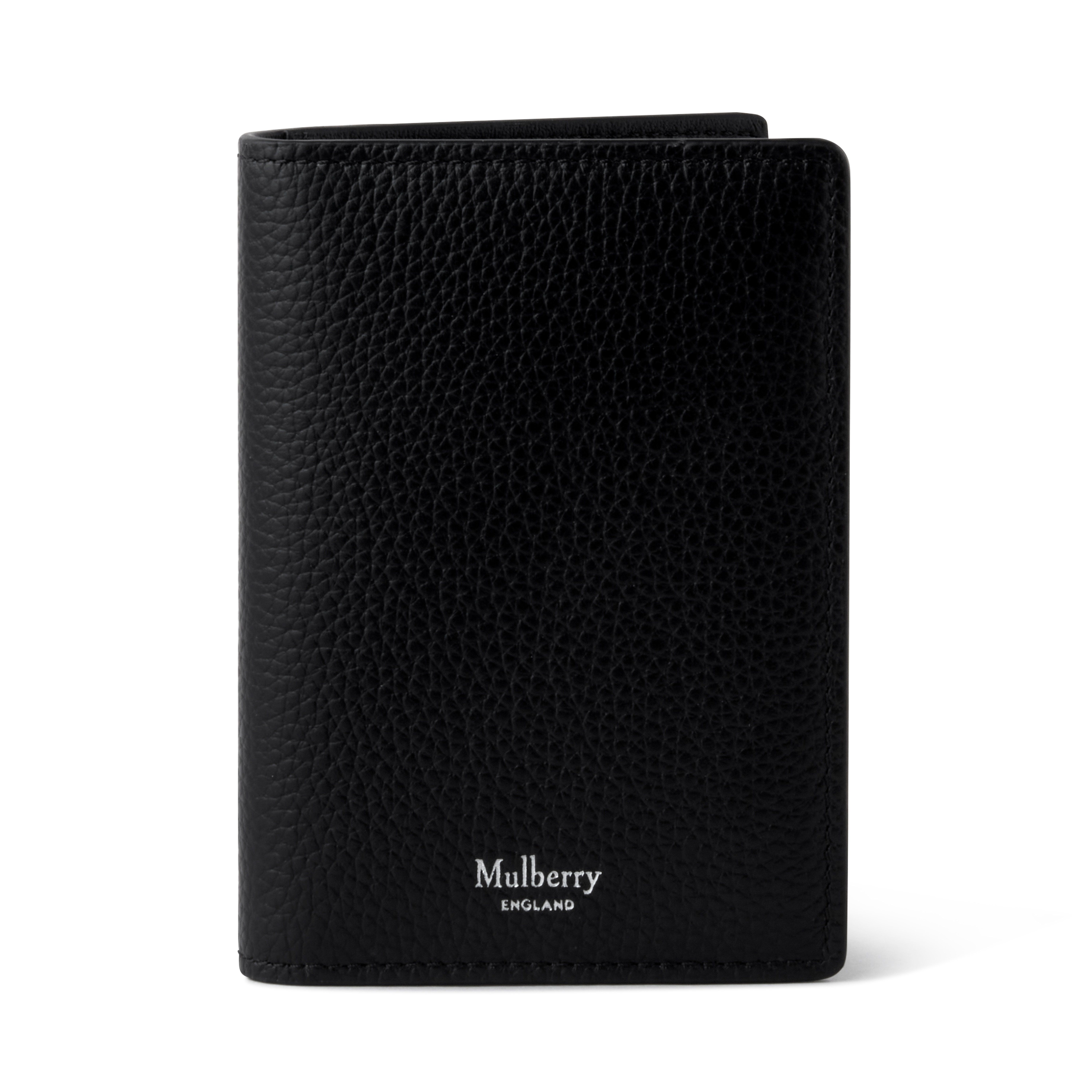 Mulberry Heritage Vertical Card Wallet In Black