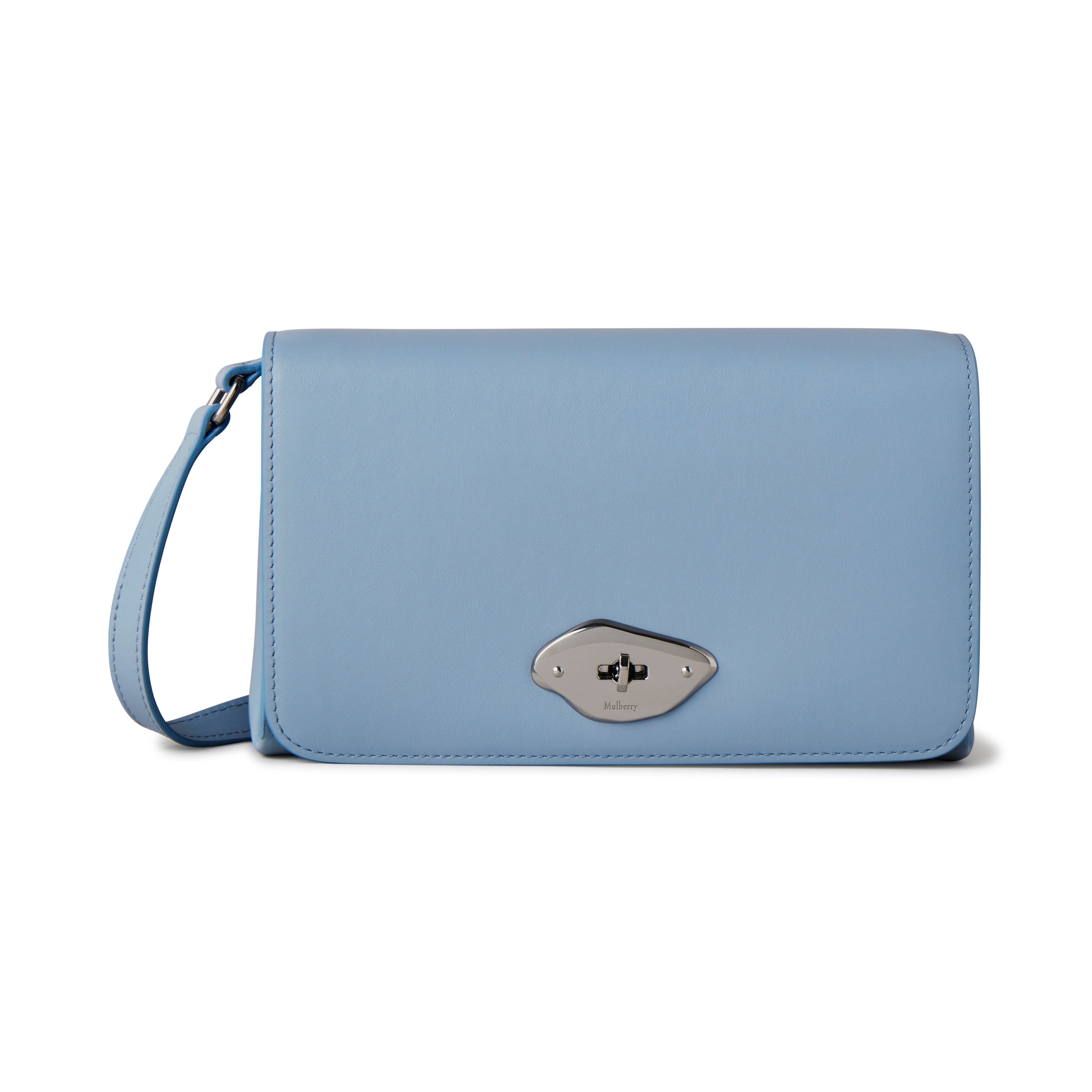 Mulberry Lana Wallet On Strap In Blue