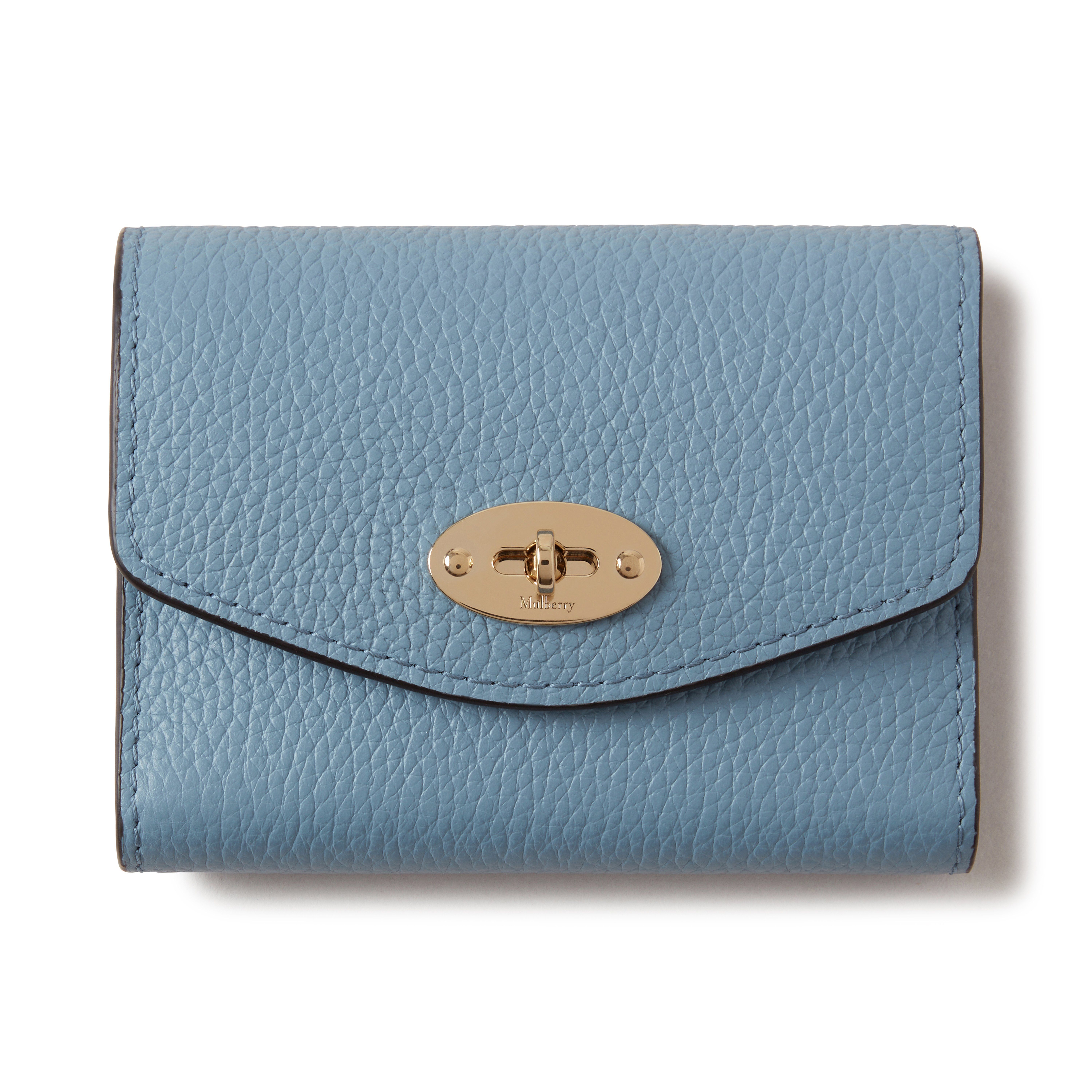 Mulberry Darley Concertina Wallet In Brighton Blue