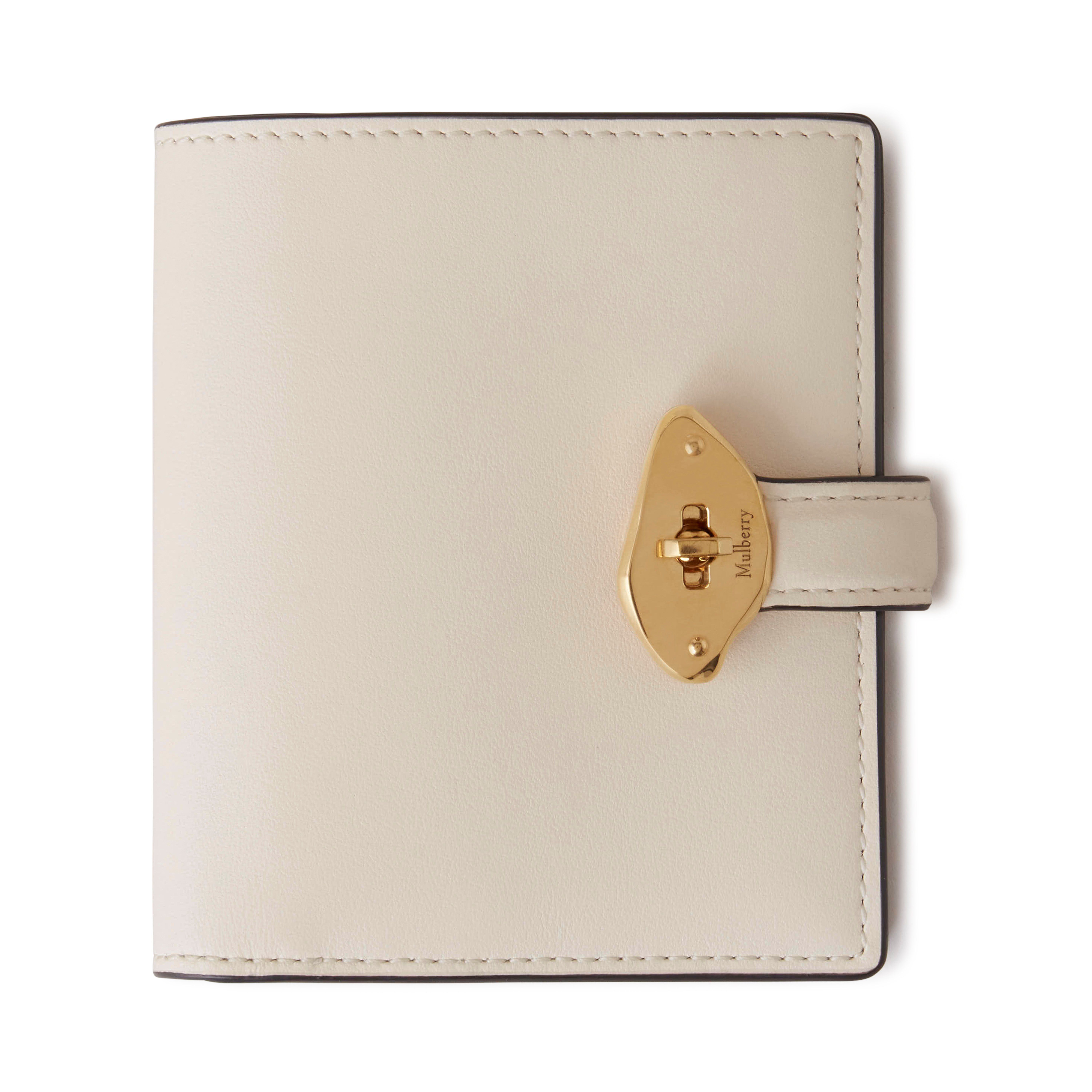 Mulberry Lana Compact Wallet In White