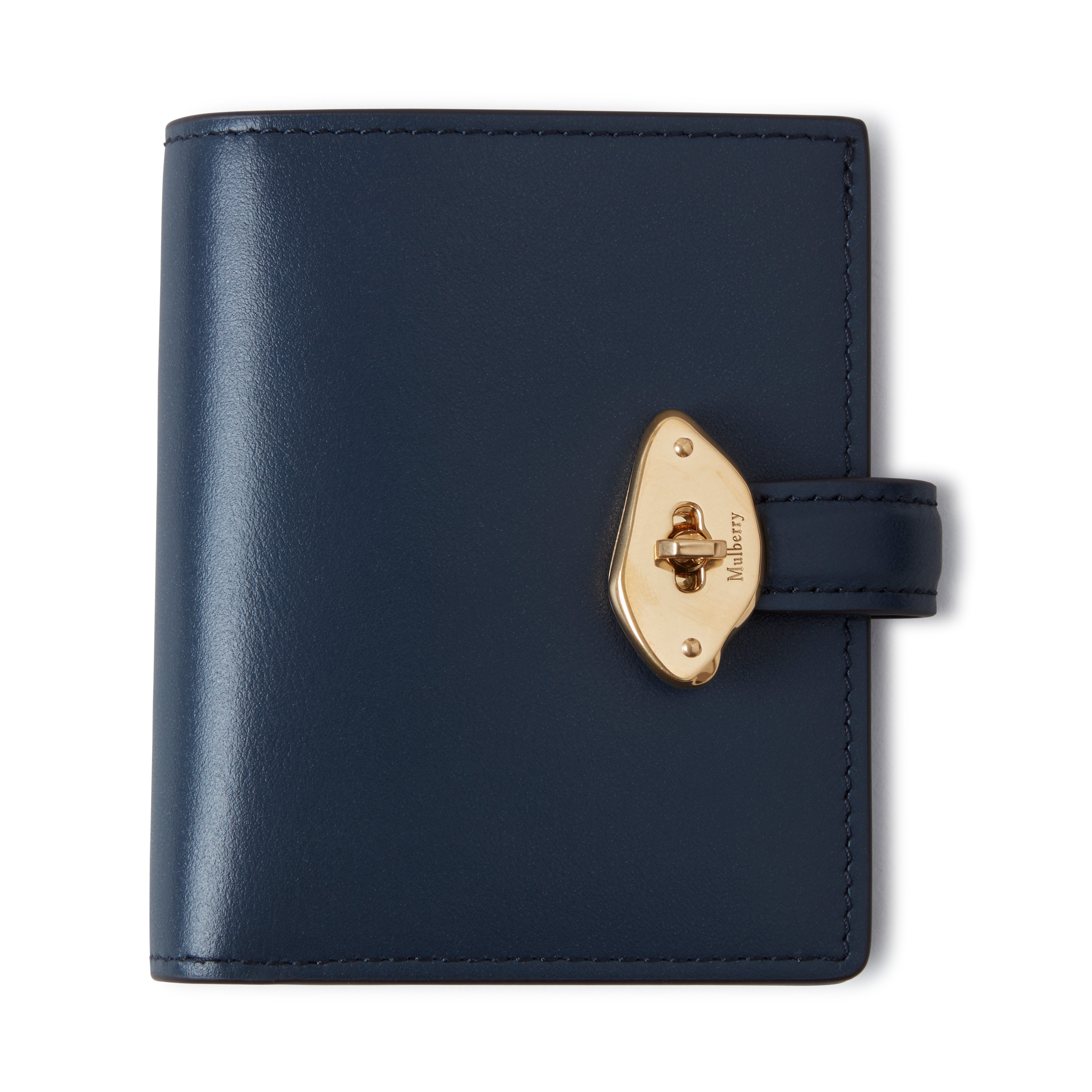 Shop Mulberry Lana Compact Wallet In Night Sky