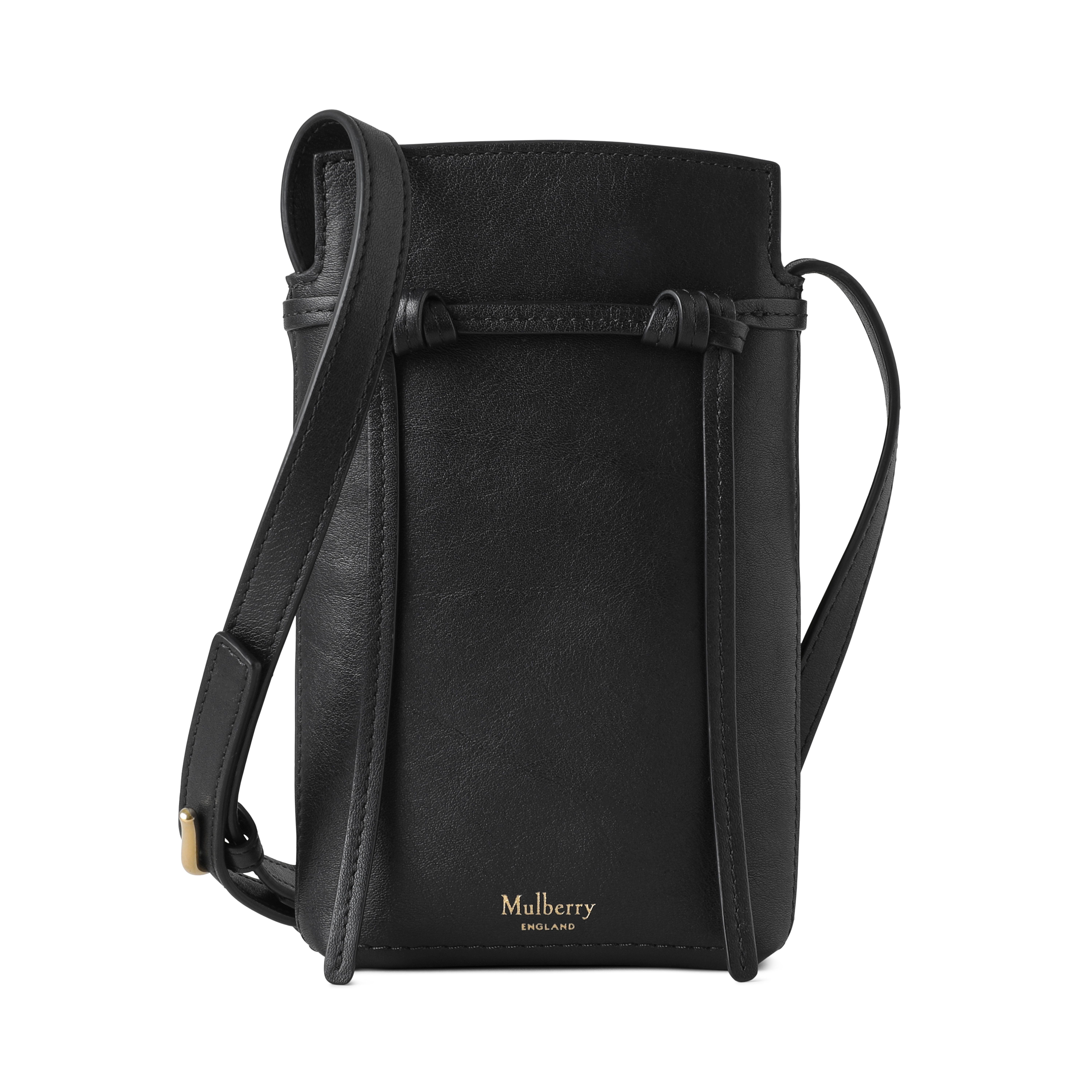 Mulberry Clovelly Phone Pouch In Black