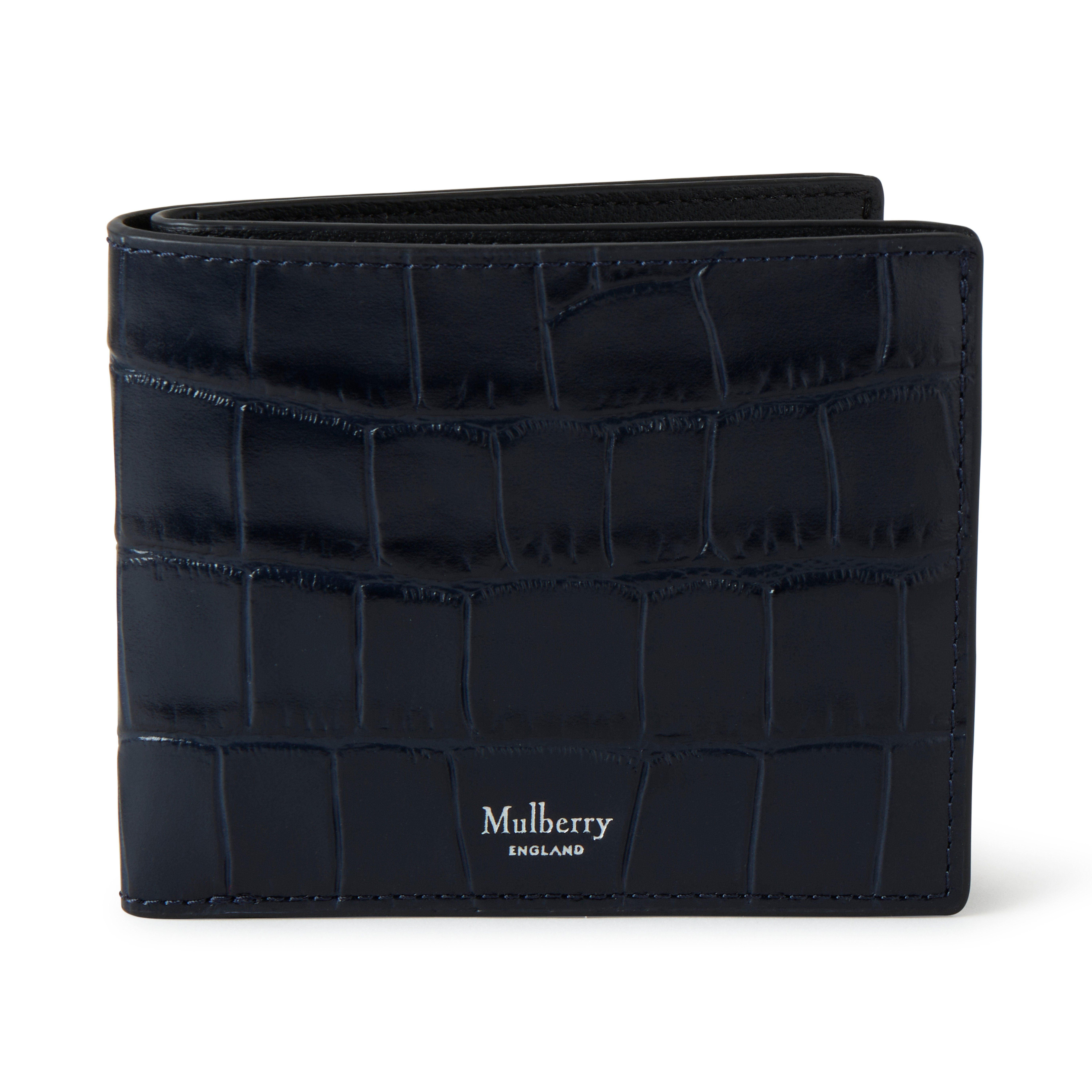 Mulberry 8 Card Wallet In Black