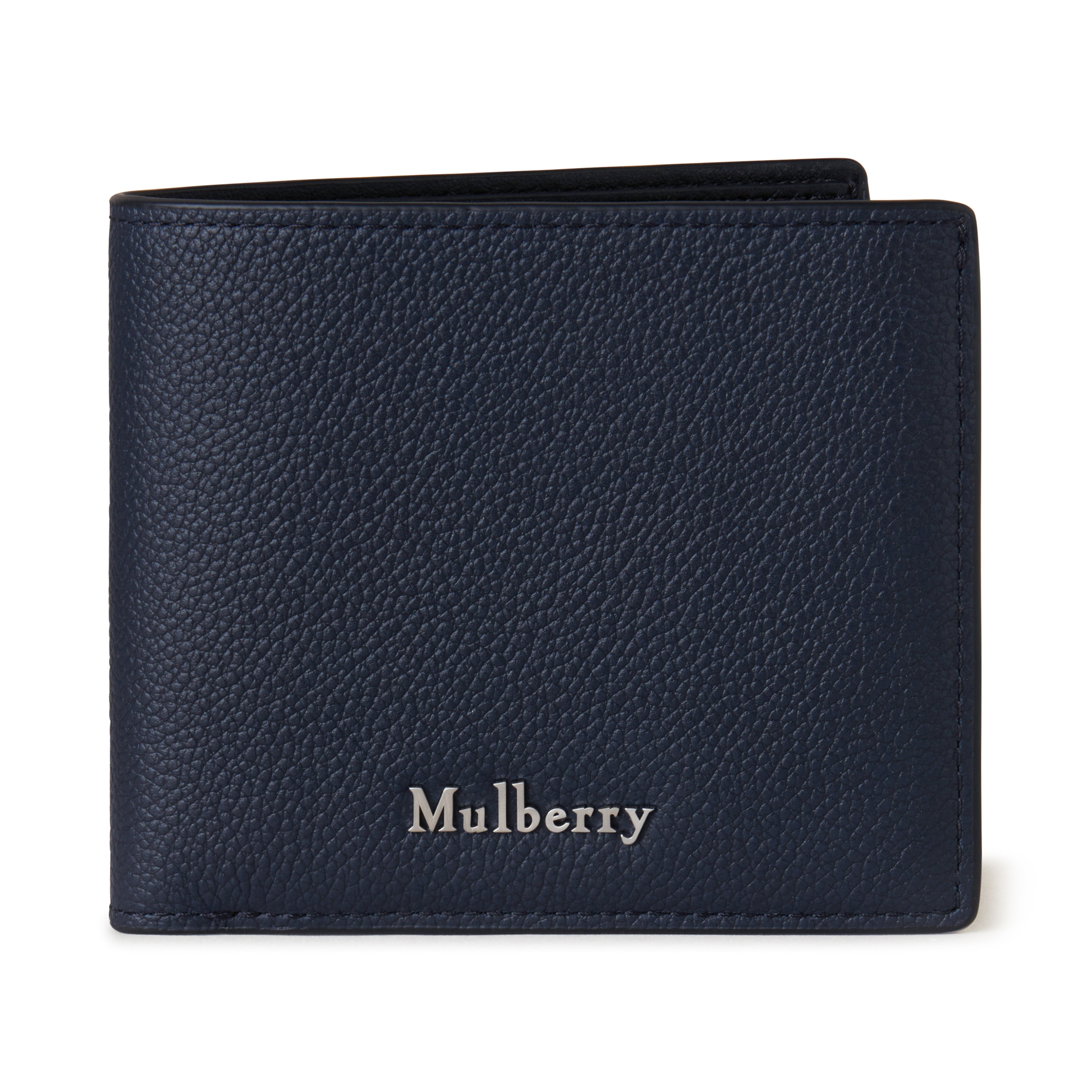 Mulberry Leather Farringdon Card Wallet In Night Sky