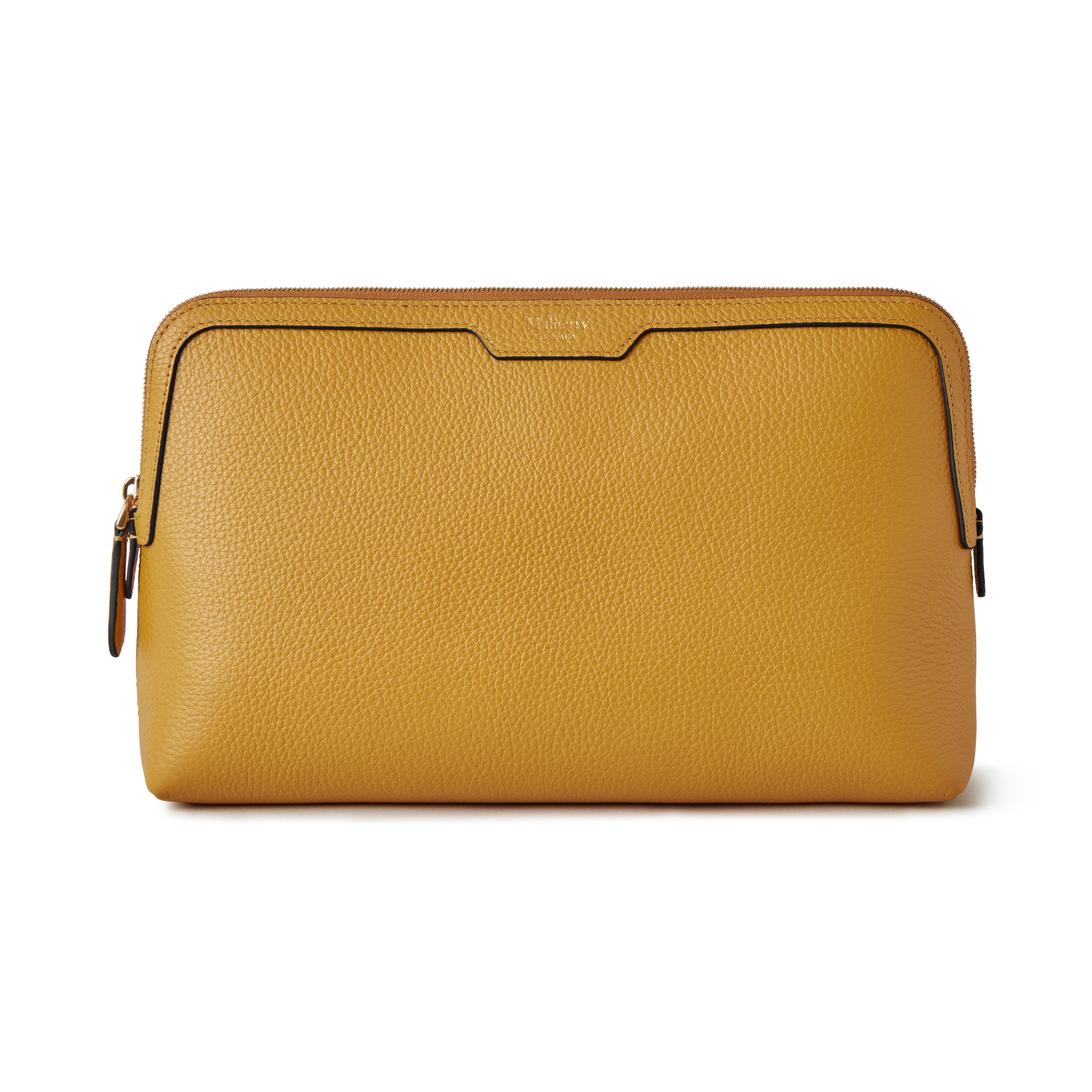 Mulberry Medium Cosmetic Pouch In Yellow