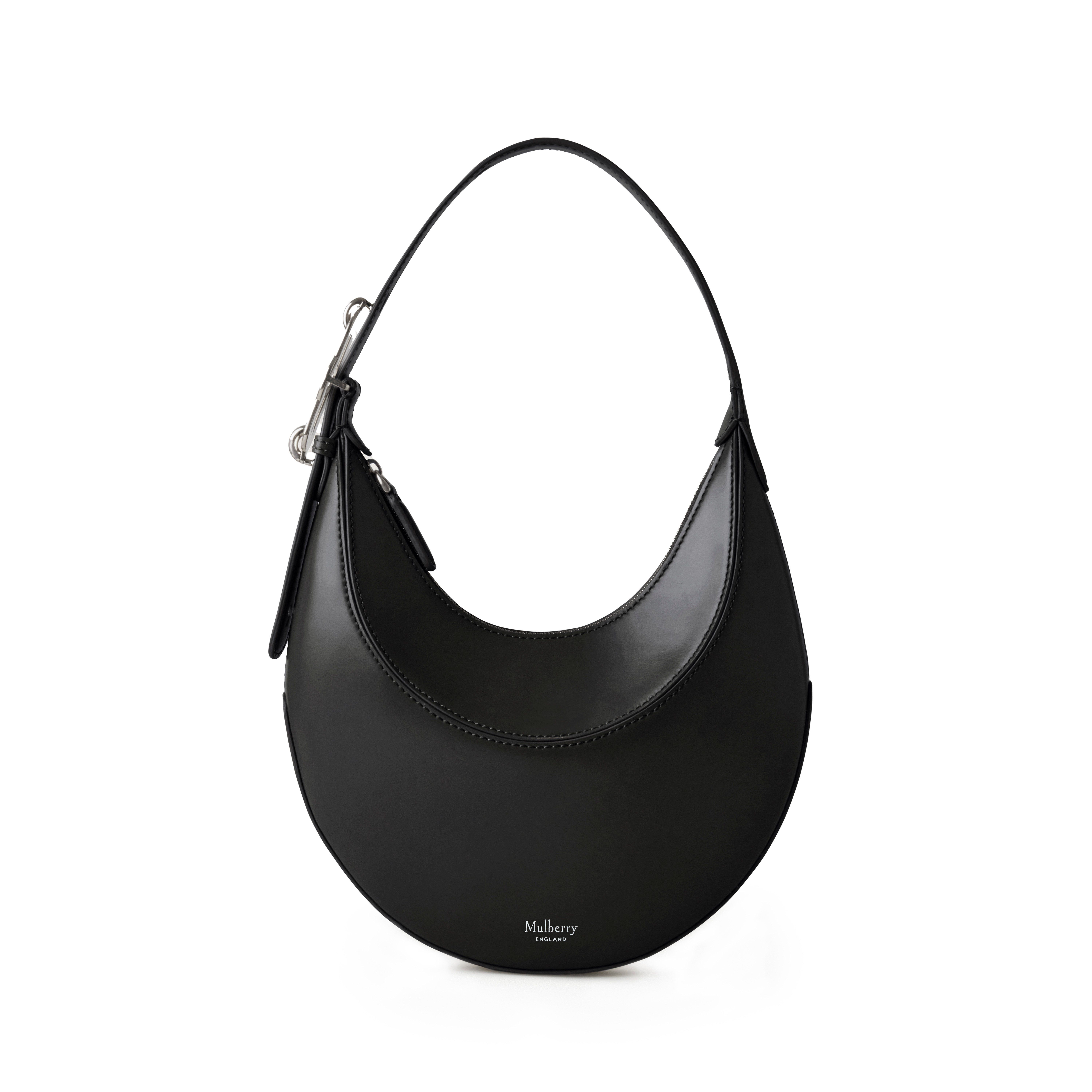 Mulberry Mini Pimlico Hobo Leather Bag In Black