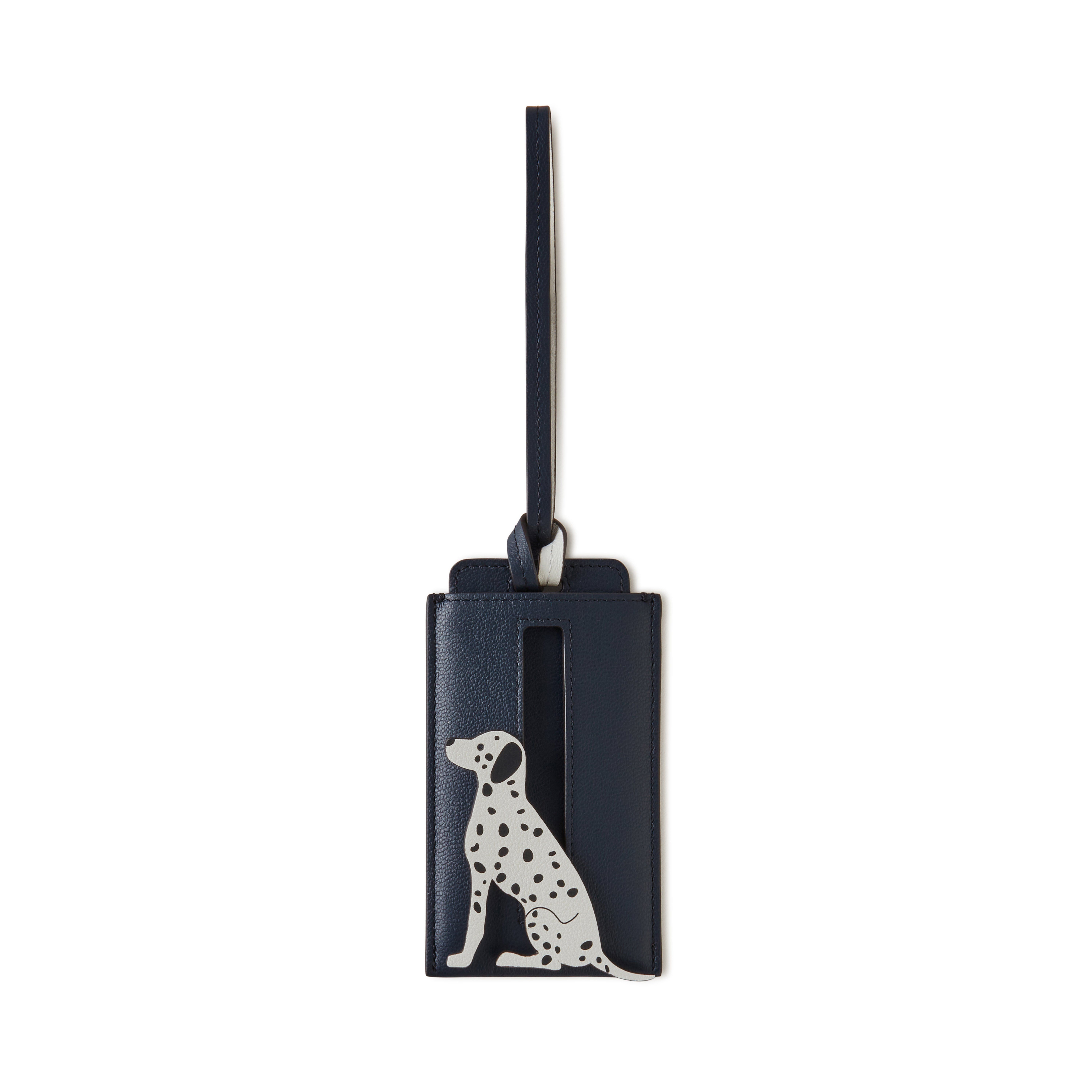 Mulberry Dalmatian Luggage Tag In Blue