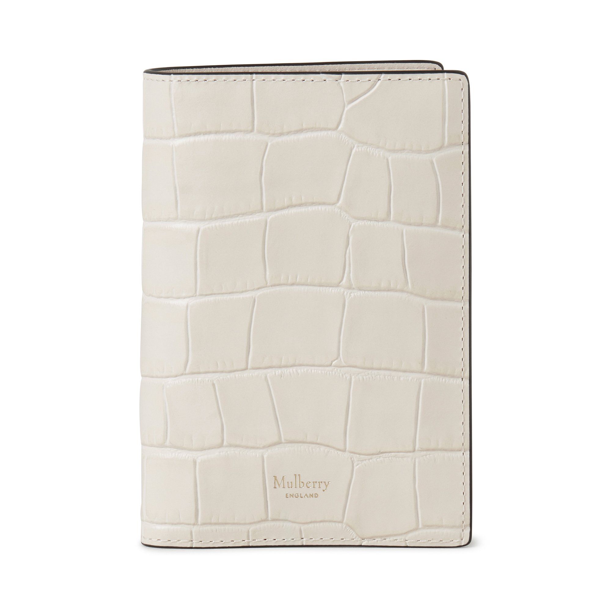 Mulberry Passport Cover In White