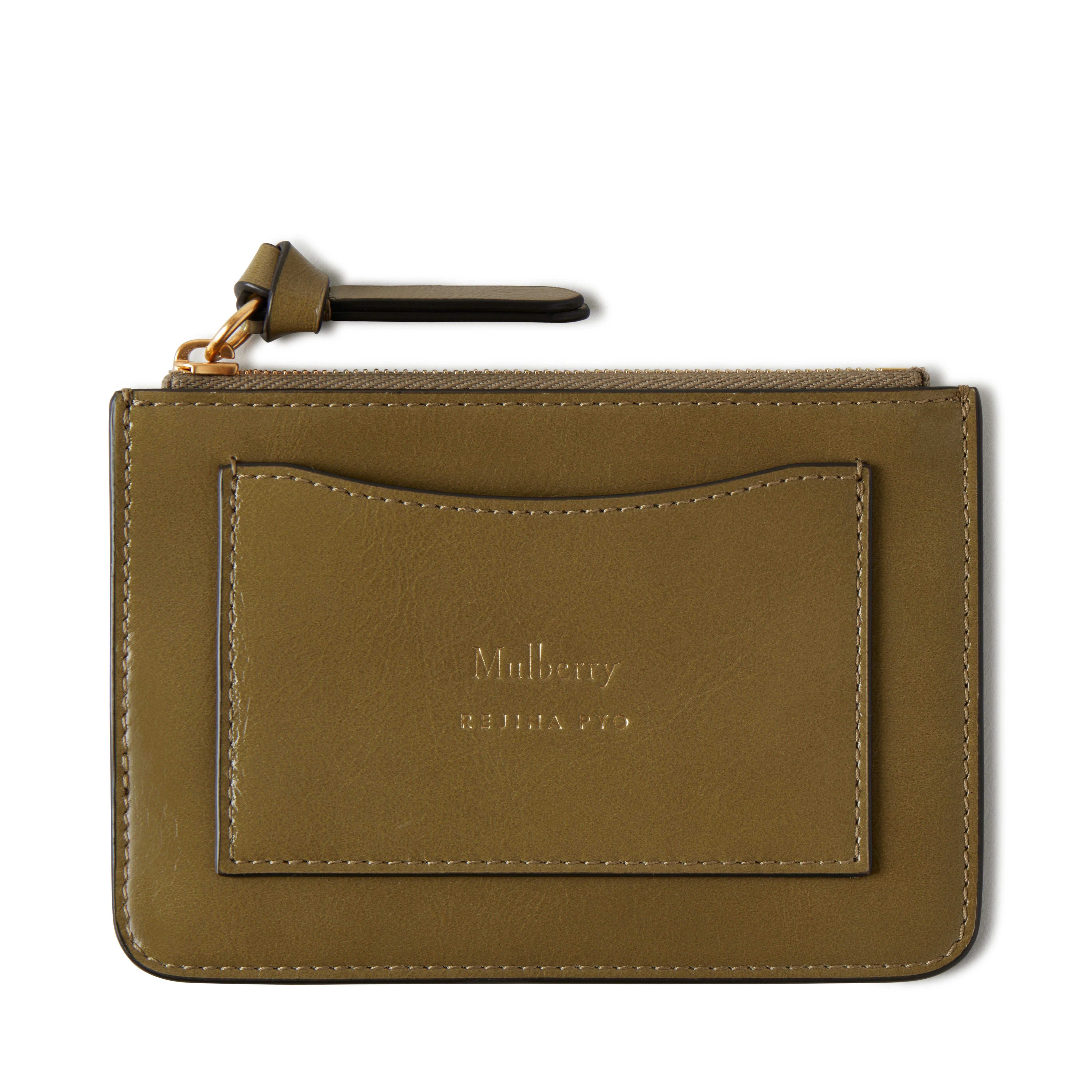 Mulberry X Rejina Pyo Zipped Coin Pouch In Green