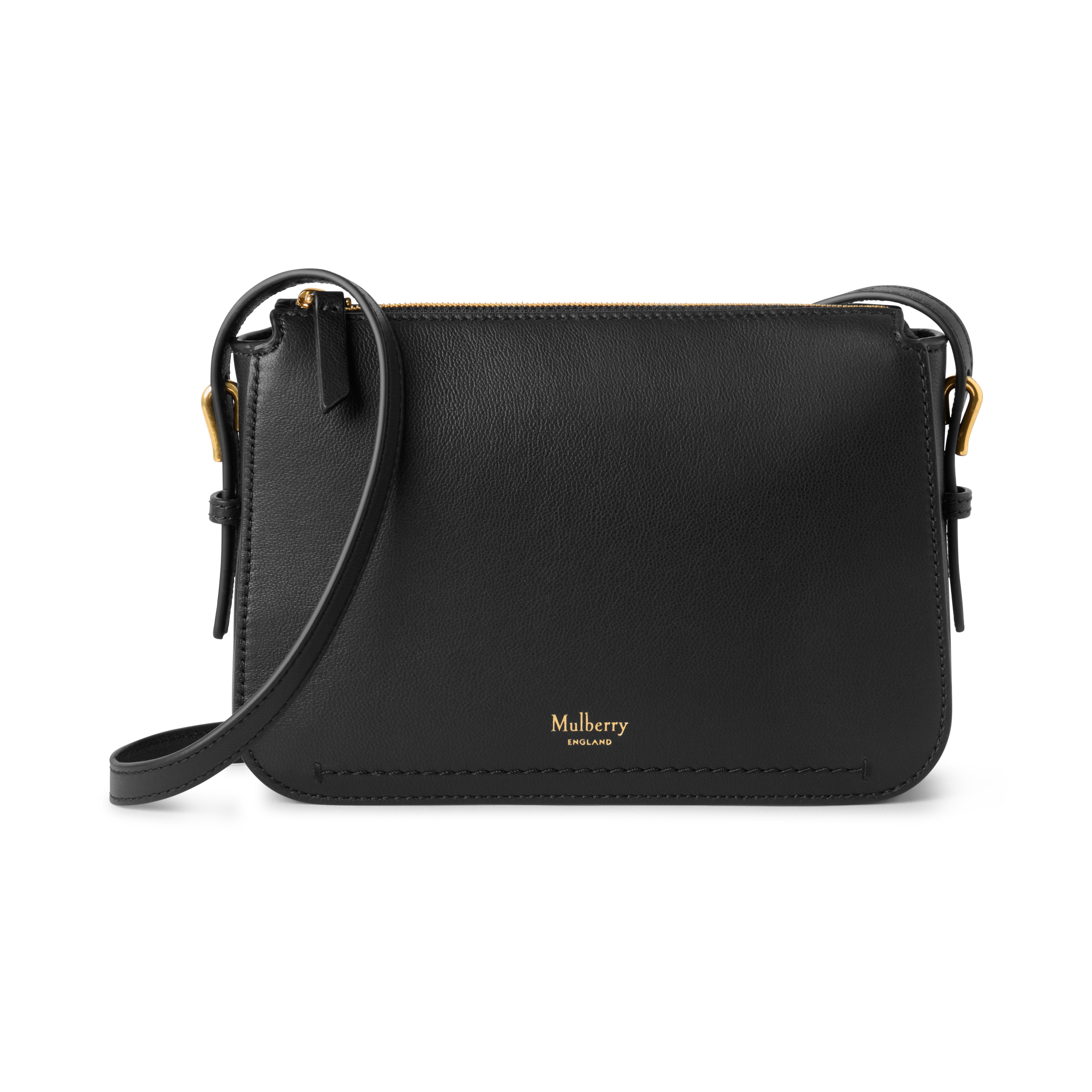 Mulberry Clovelly Pouch In Black